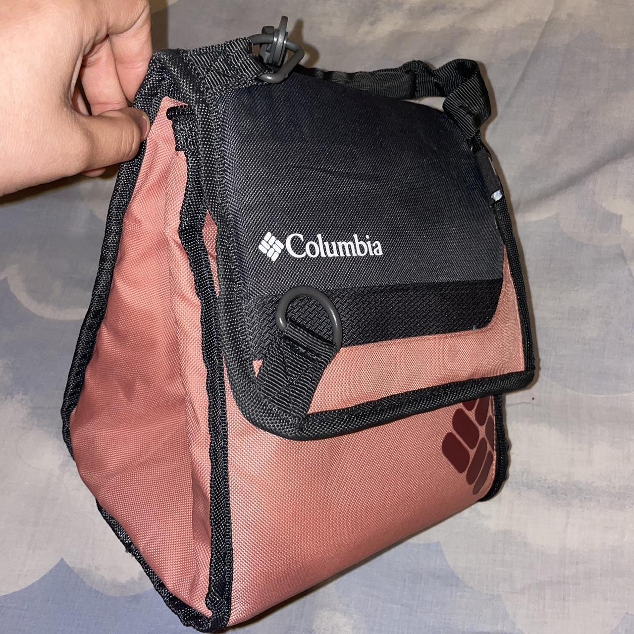 Columbia Sportswear Men's Pink and Grey Accessory Depop