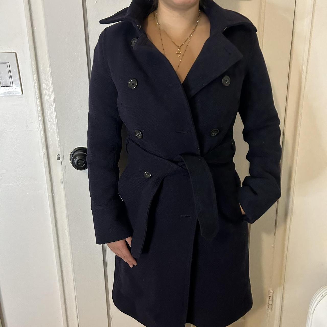 J crew navy on sale peacoat