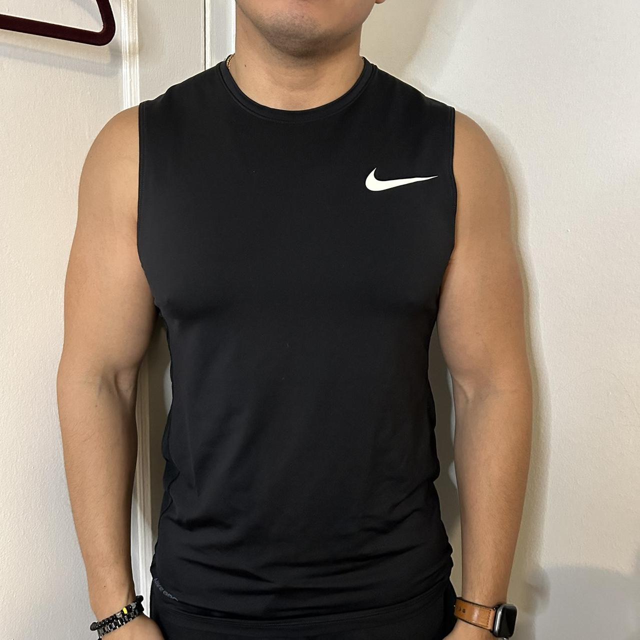 mens black nike tank top