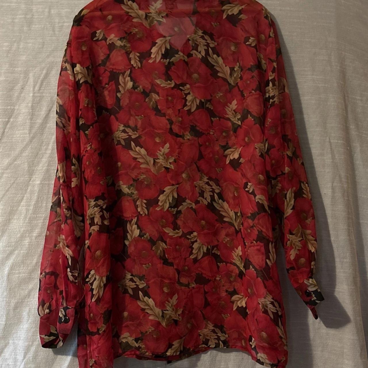 Notations Women's Blouse - Red/Multi – Notations … - image 2