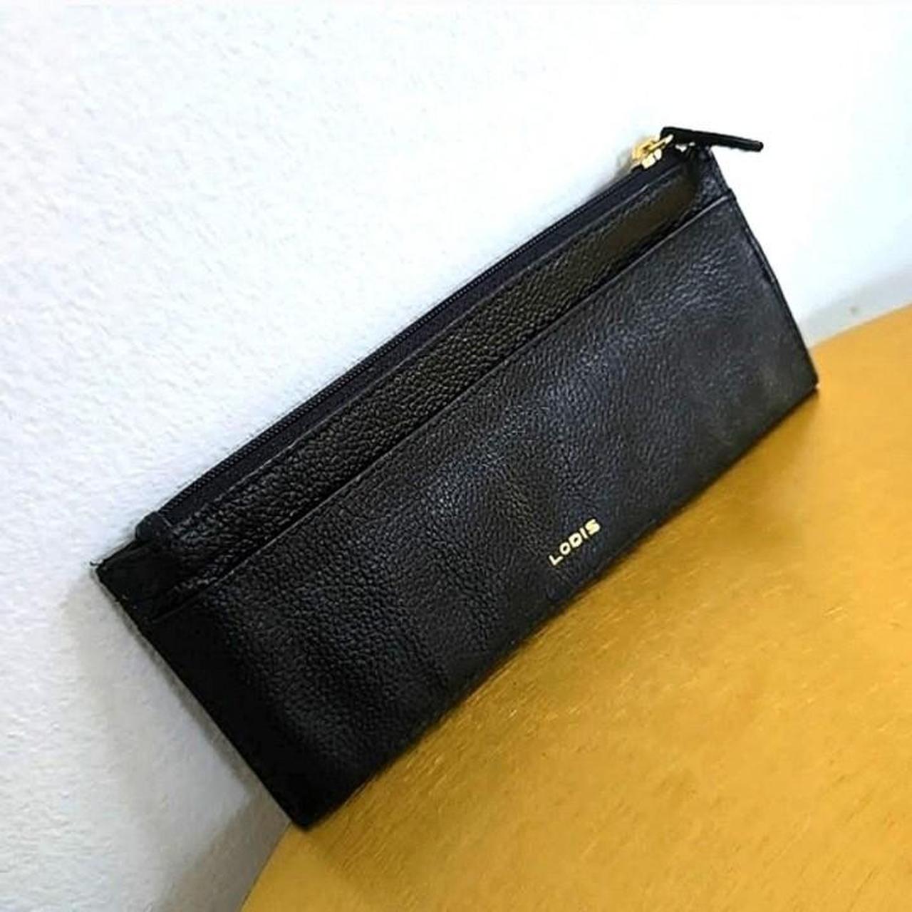Lodis Leather Black Wallet Slim Credit Card