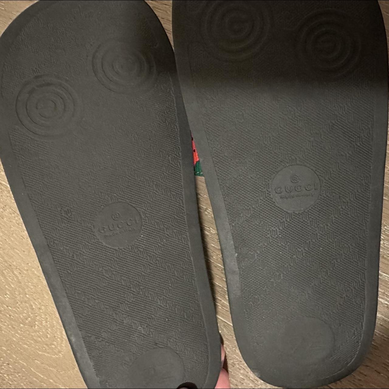 Gucci Slides Strawberry Print Got them as a gift... Depop