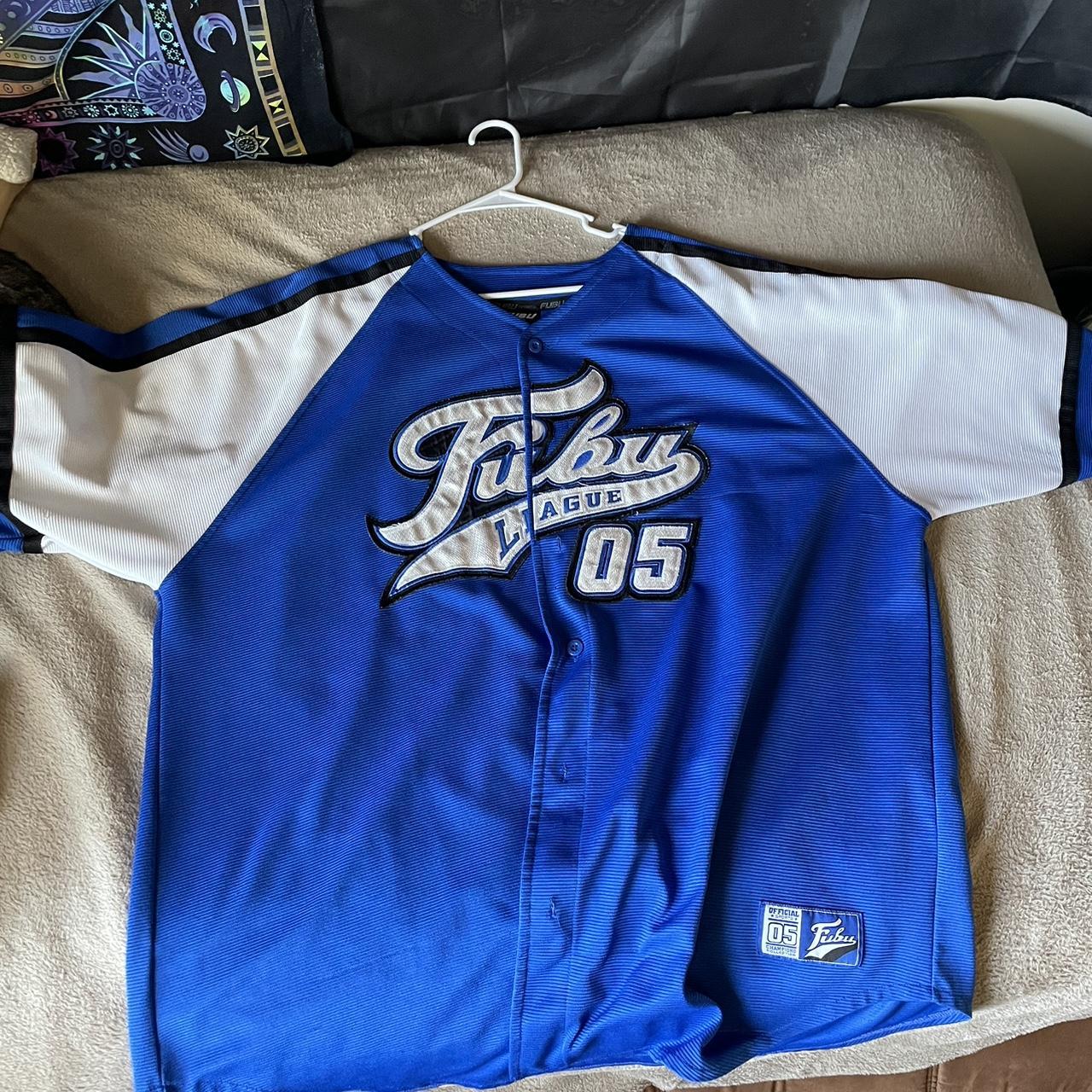 Fubu Baseball Jersey Size:xxxl - Depop