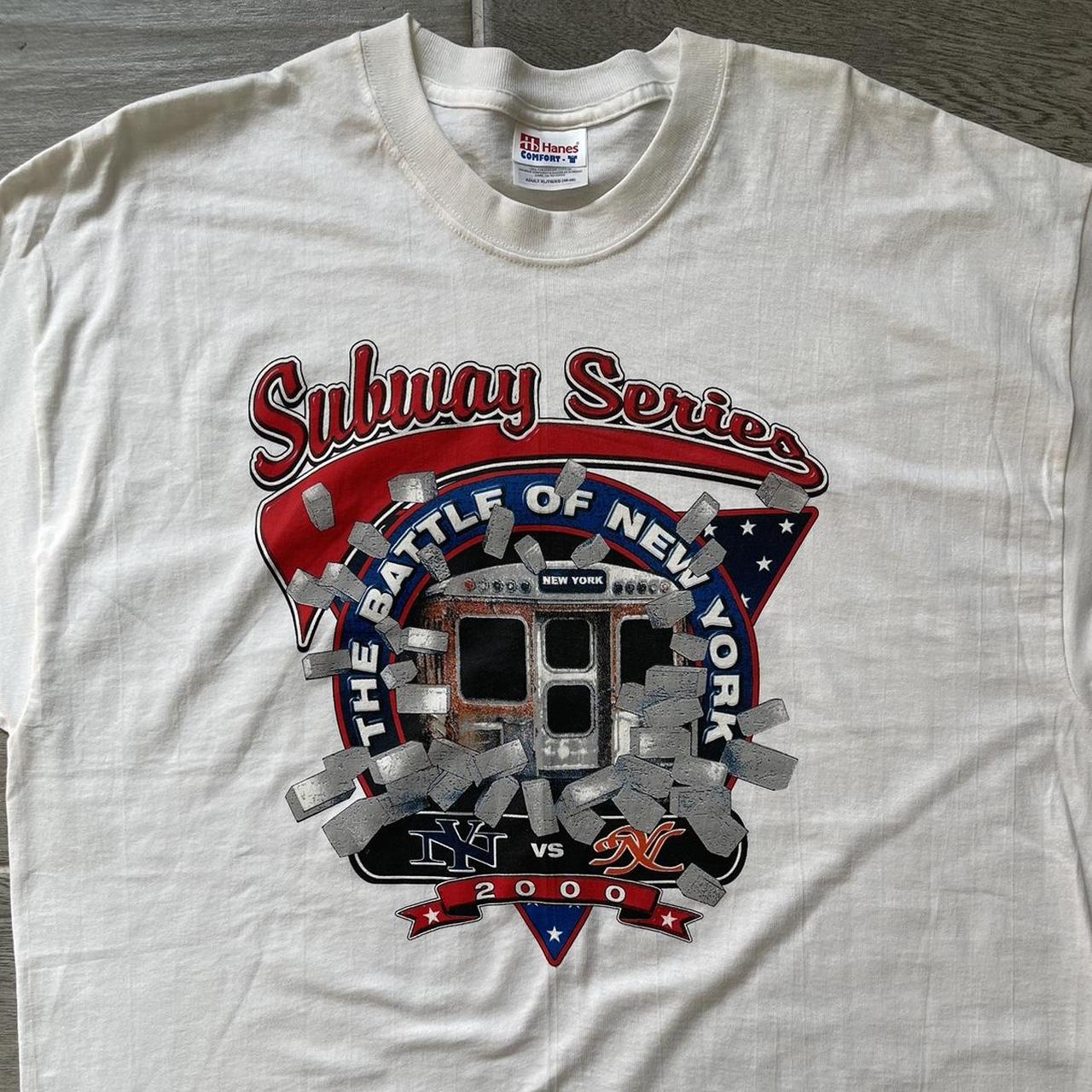 Vintage 2000 Y2K New York Yankees Subway Series - Depop