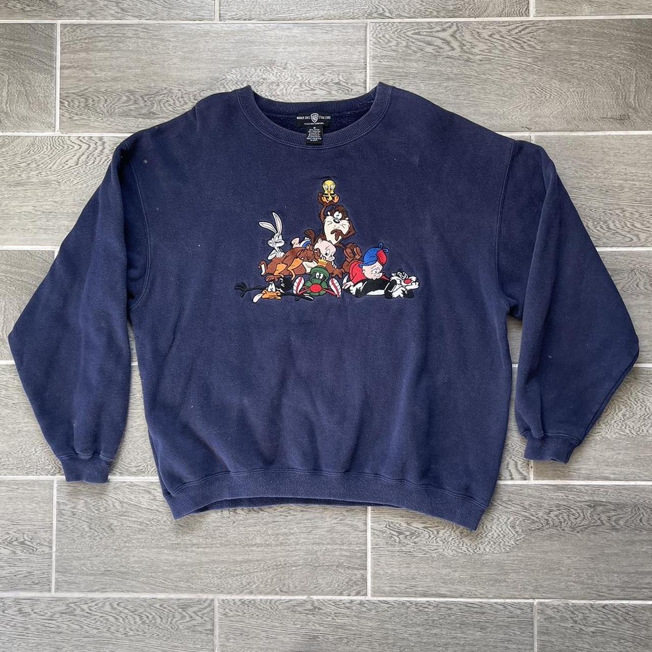 Looney tunes embroidered online sweatshirts