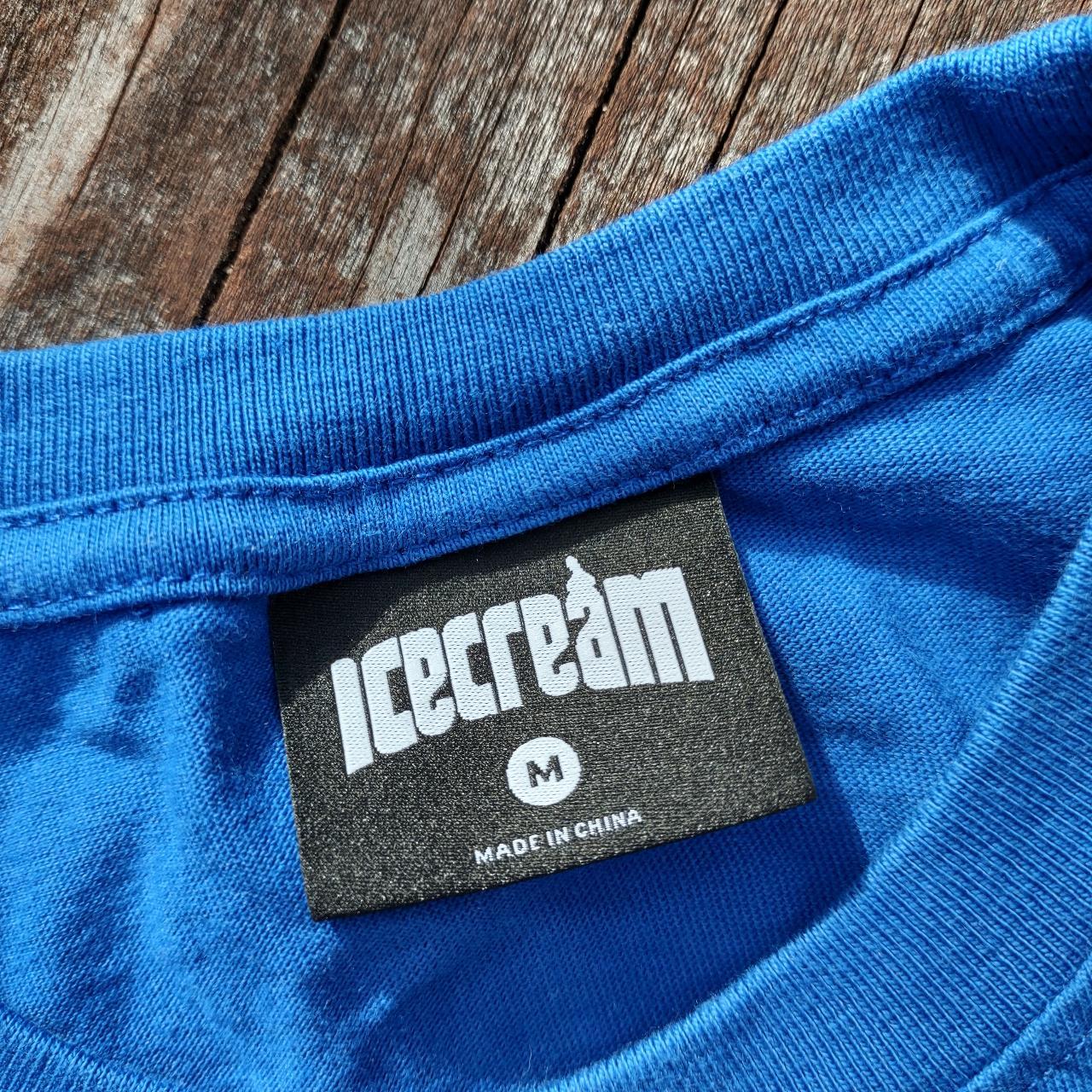 Ice Cream Men's Blue Tshirt Depop