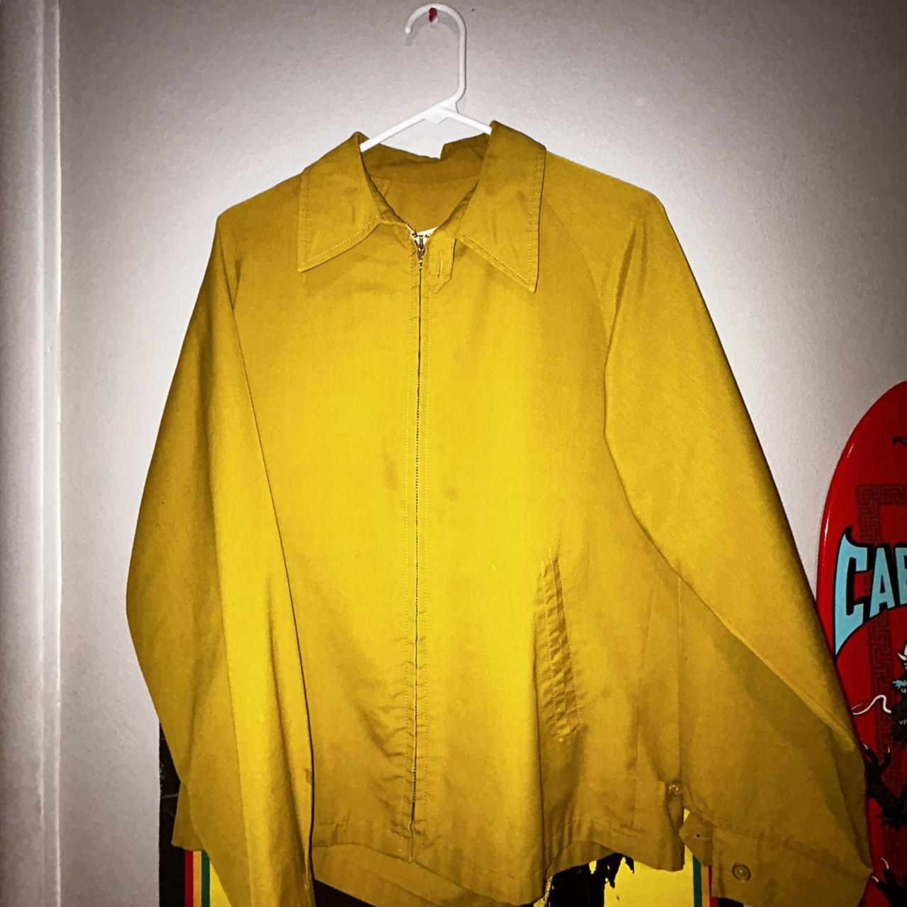 1950’s Van Heusen jacket. Super Cool! Nice yellow... - Depop