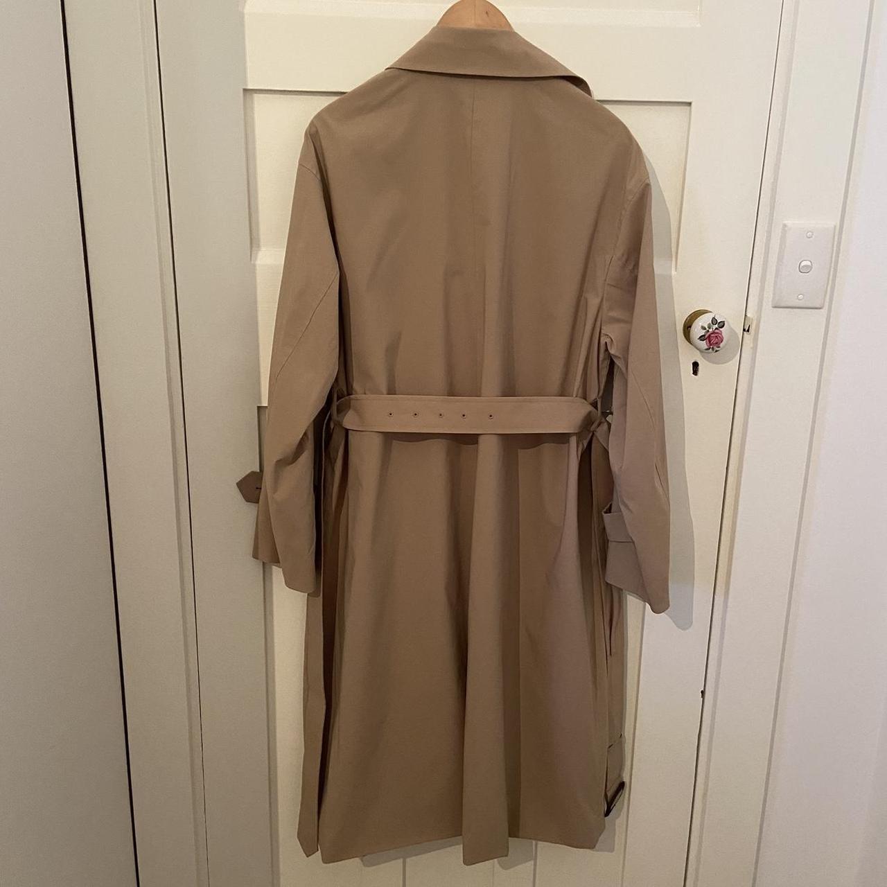 UNIQLO Women's Tan Coat | Depop