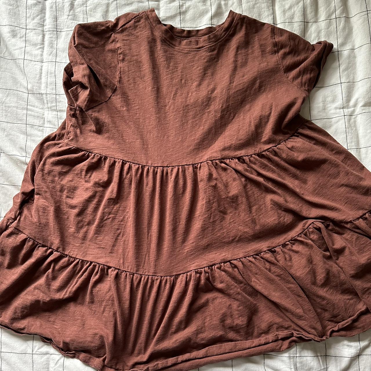 Old Navy Plus Women's Brown Dress Depop