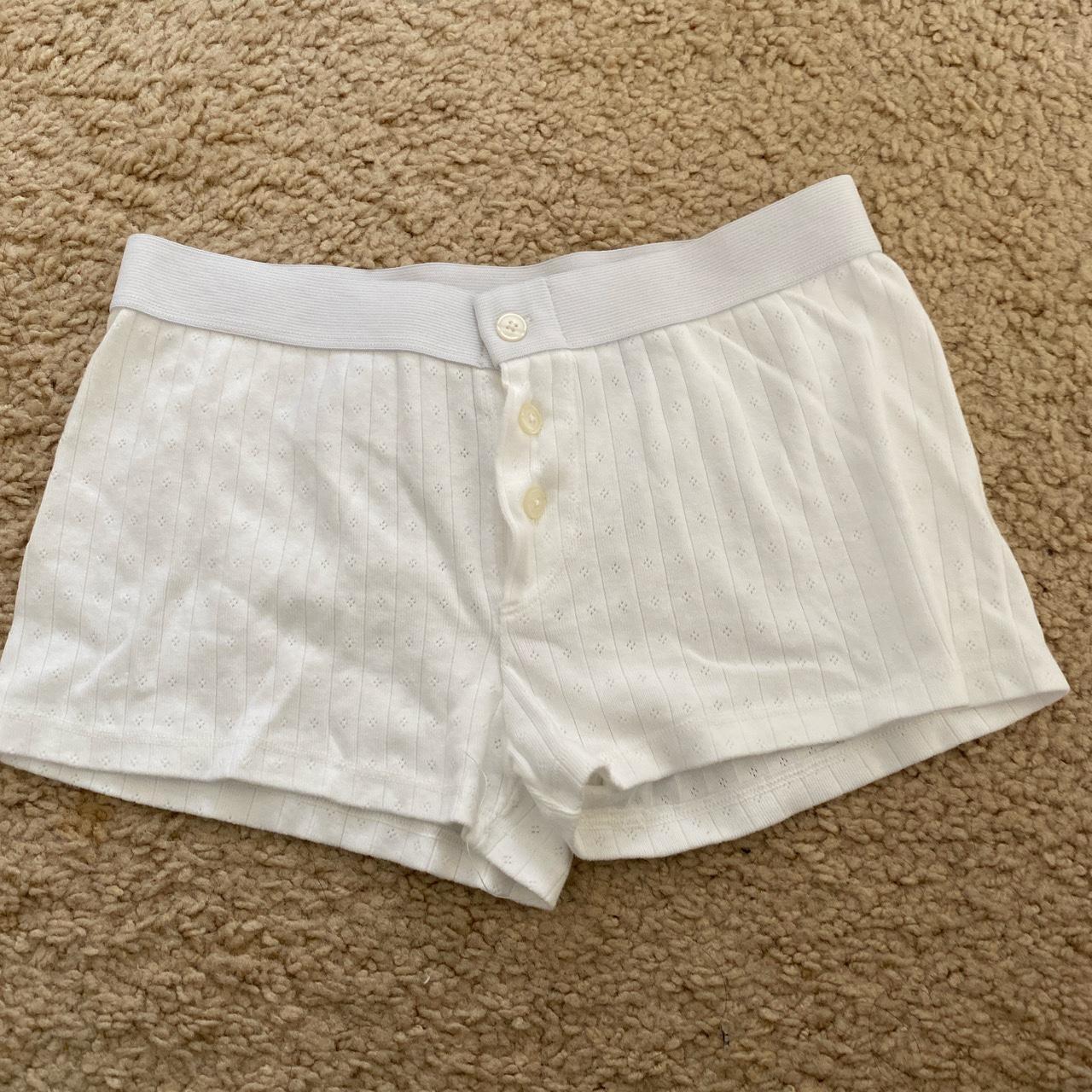 Brandy Melville Boyshort Eyelet Underwear Size... - Depop