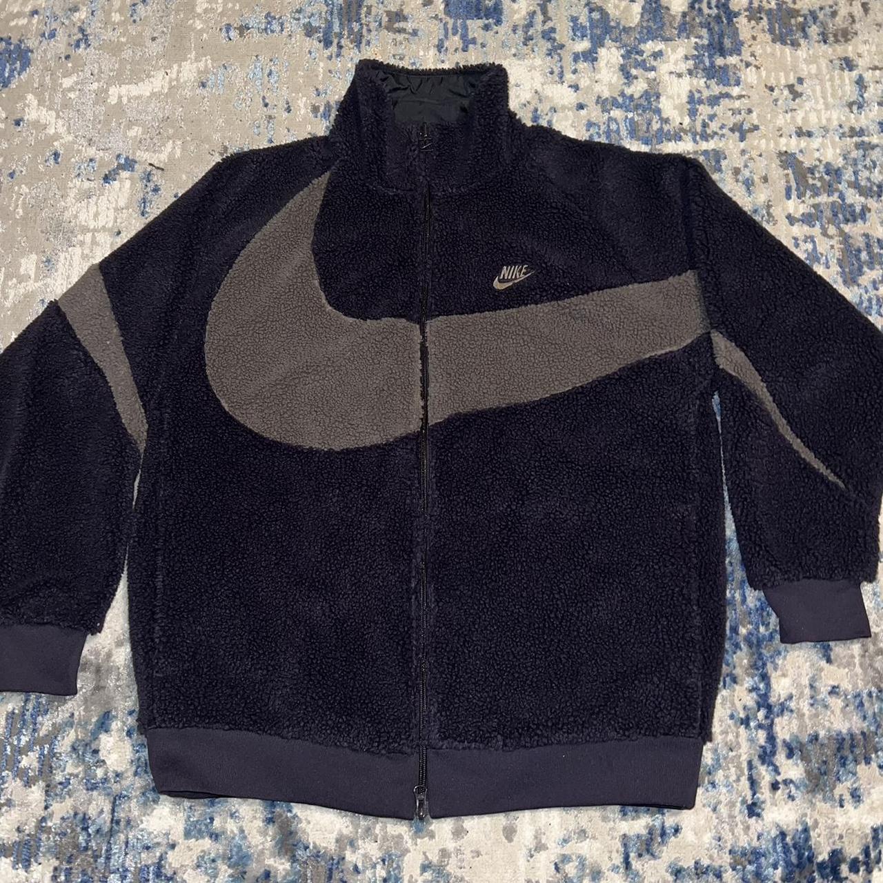 Nike Big Swoosh Reversible Boa Jacket(Cave Purple)...