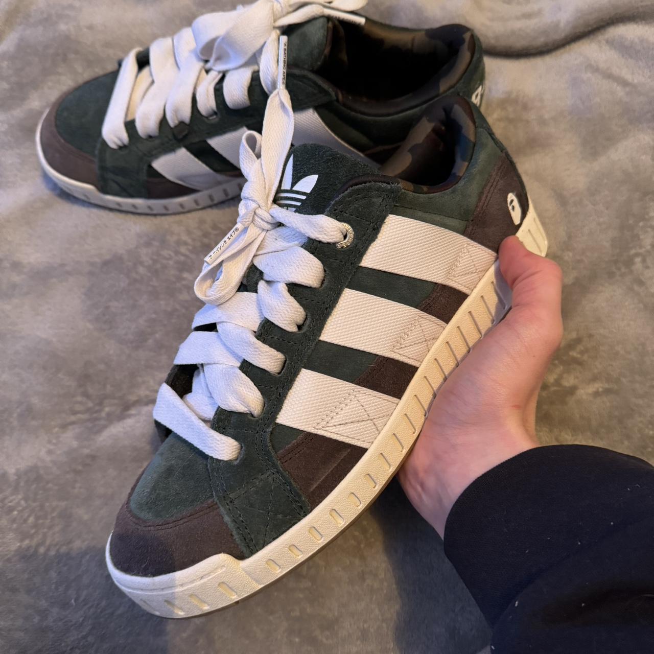 Bape x Adidas 'Lawsuit' - Size US9 Awesome collar | Depop