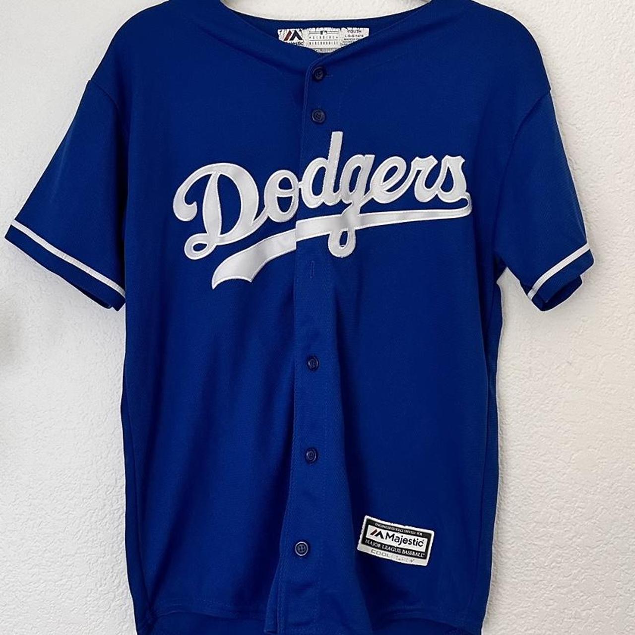 kershaw dodgers jersey youth lmk if you want try - Depop