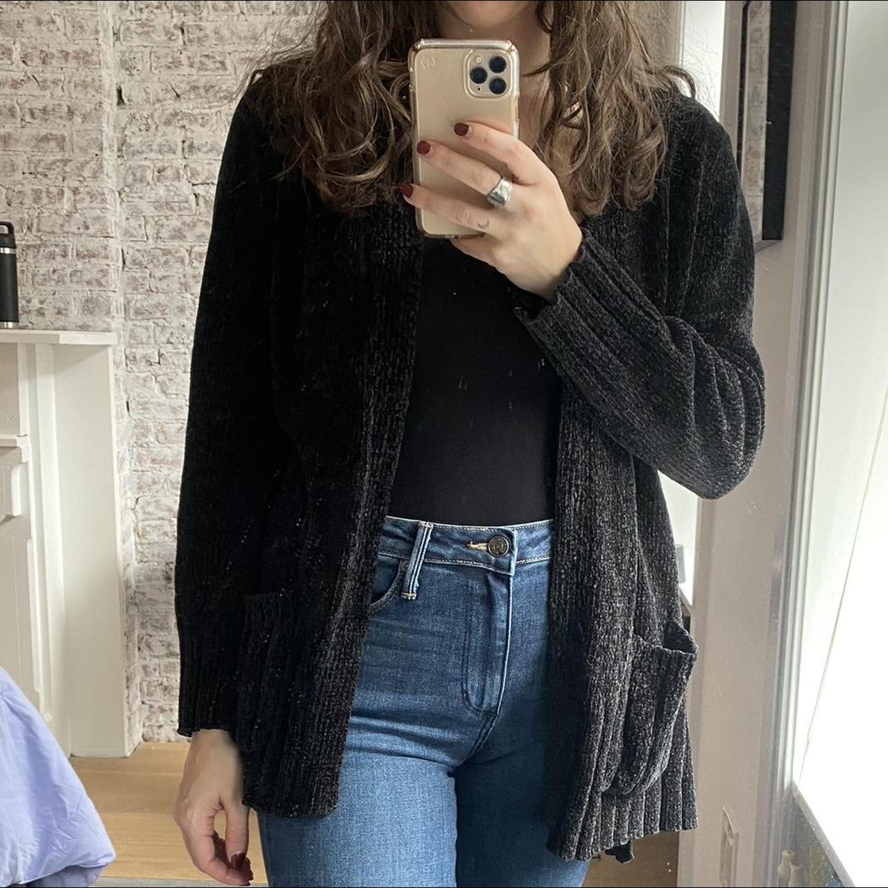 Seven7 Women S Black Cardigan Depop