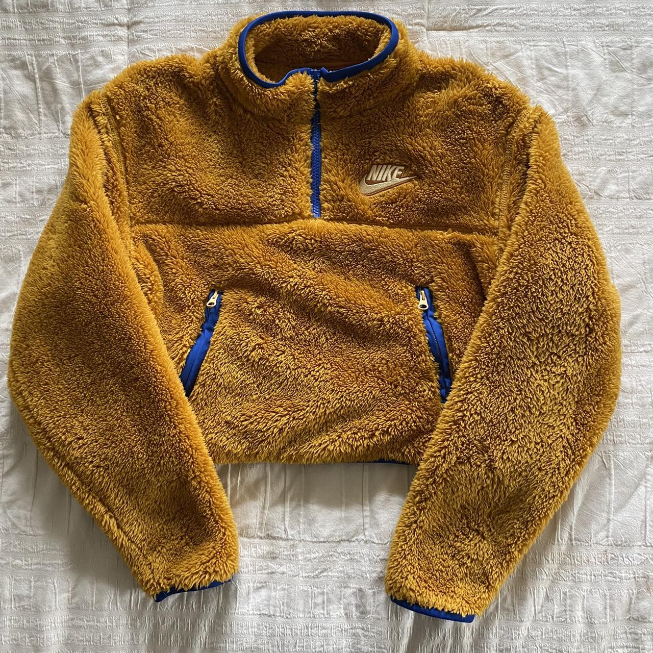 nike fluffy quarter zip