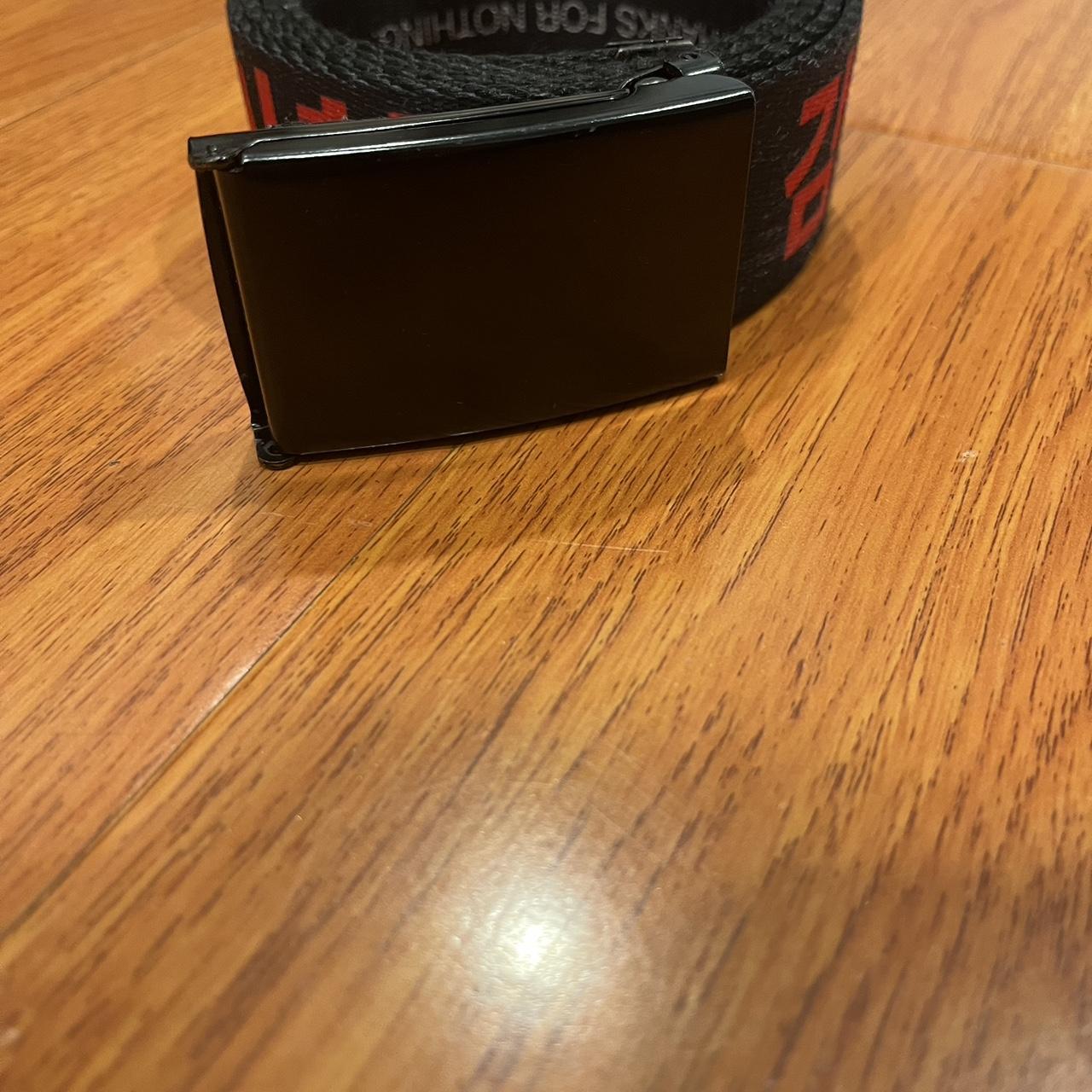 Zumiez Men's Black and Red Belt Depop