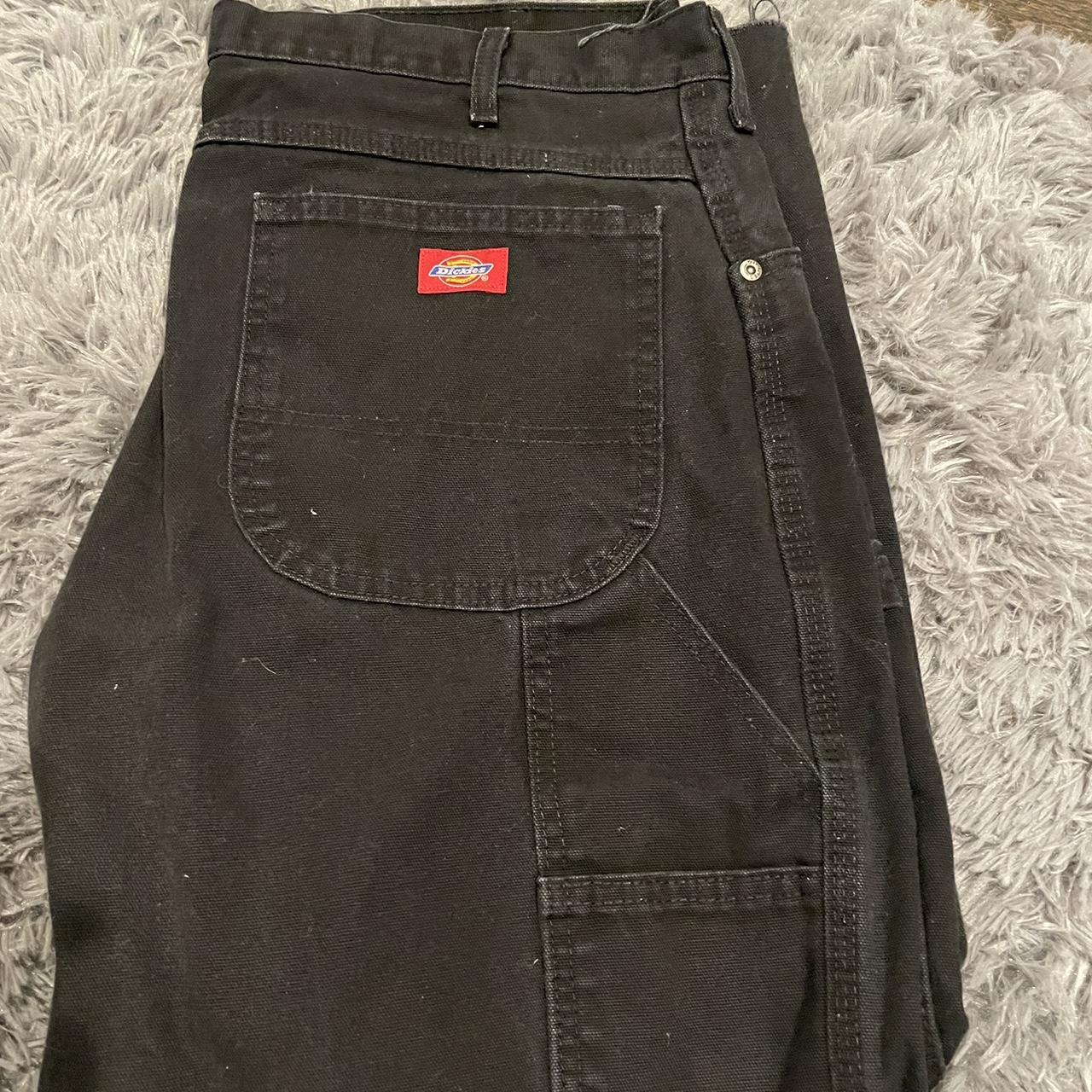 Black Dickies Pants Great condition Size: 36/34 - Depop