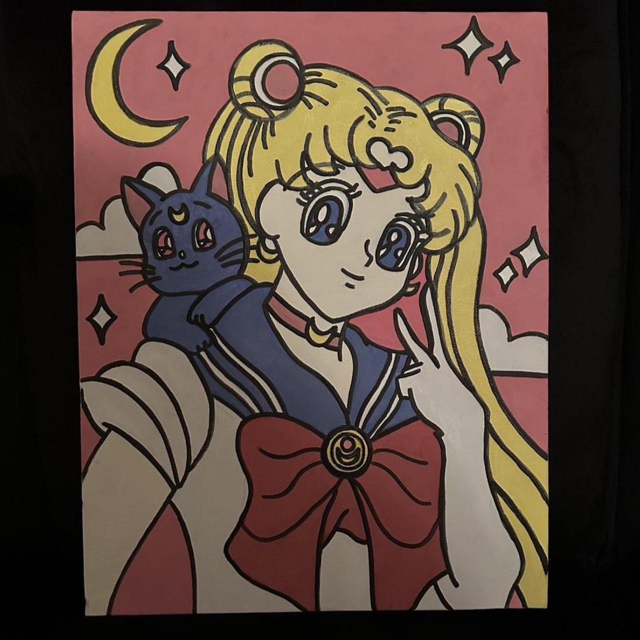 SAILOR MOON newest ACRYLIC PAINTING