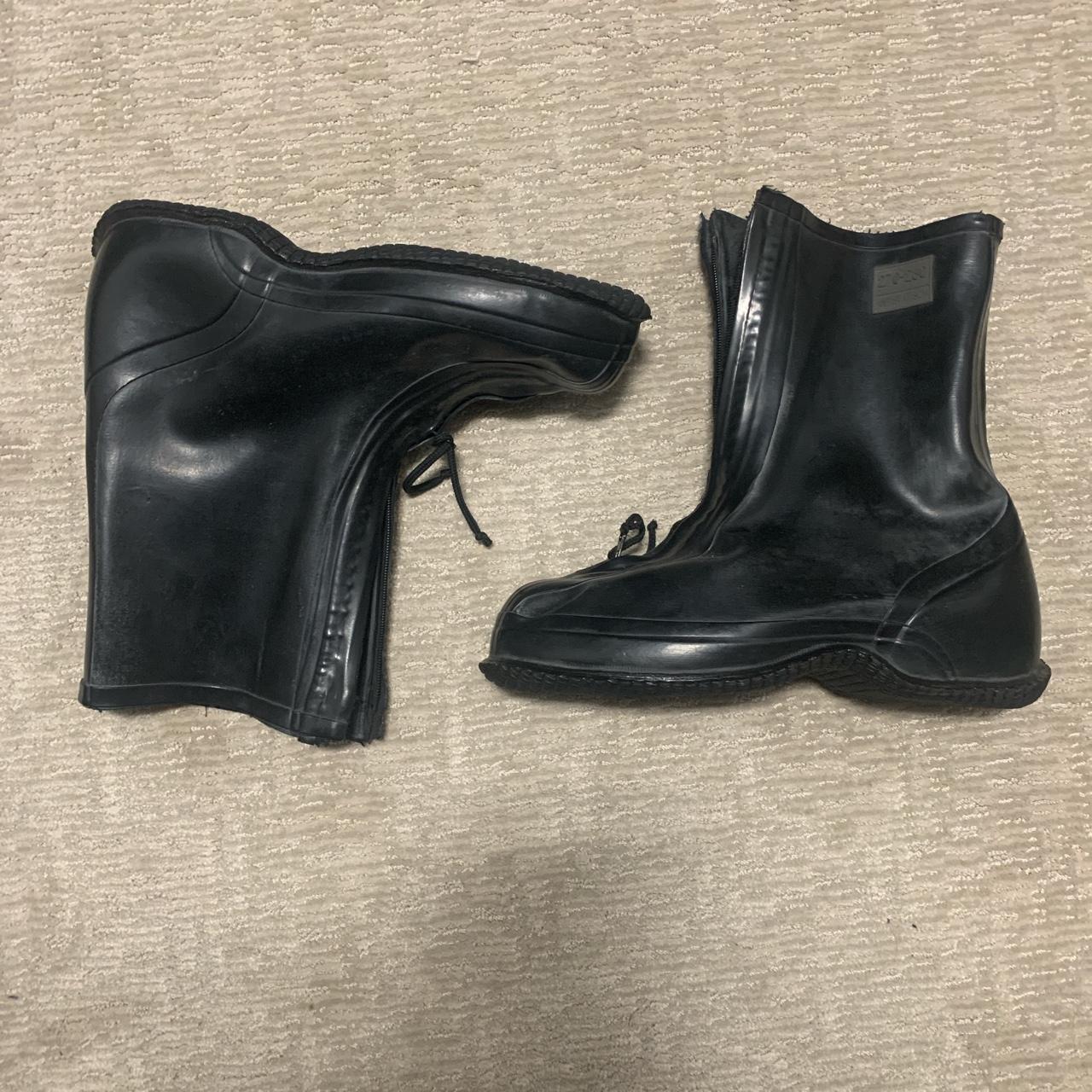 1980s VINTAGE combat military boots size 14 good Depop