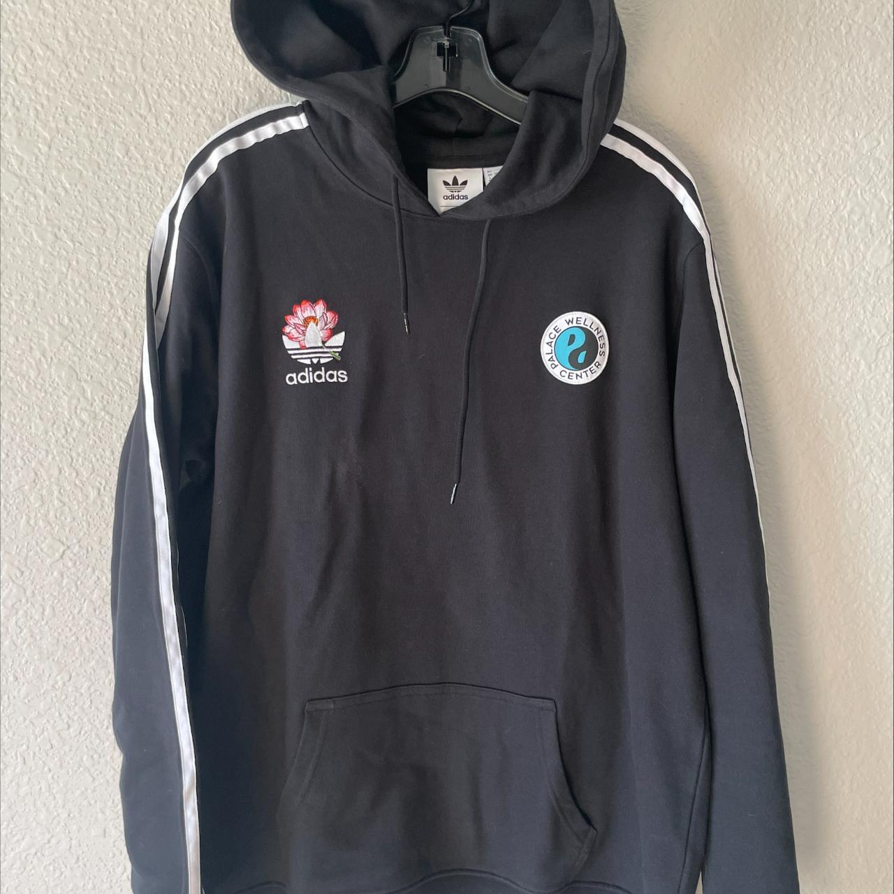 Palace x adidas Palaste Hood (FW21), Black, Worn maybe...