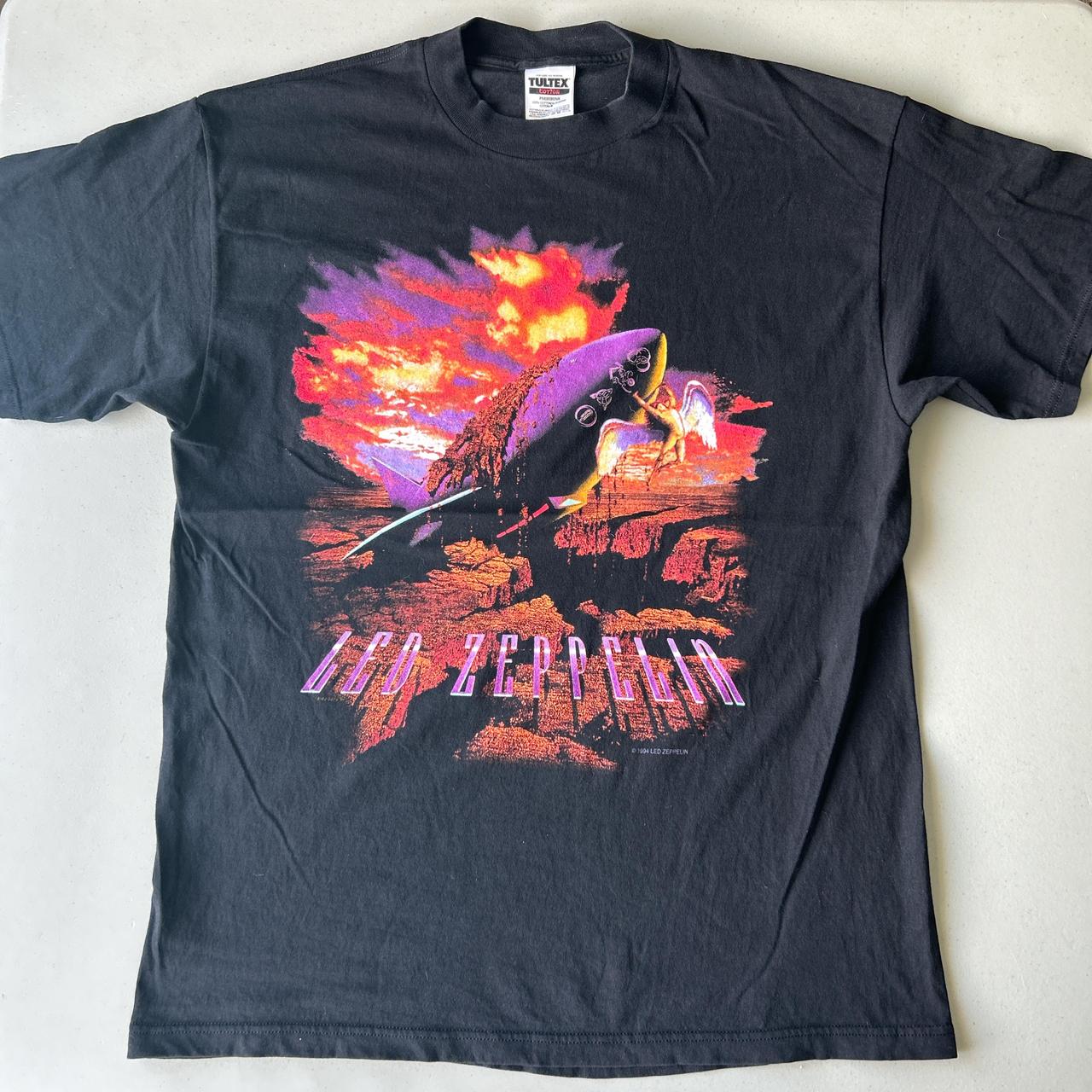 Vintage Led Zeppelin Tee Tultex Tag / Tagged XL 1994 | Depop