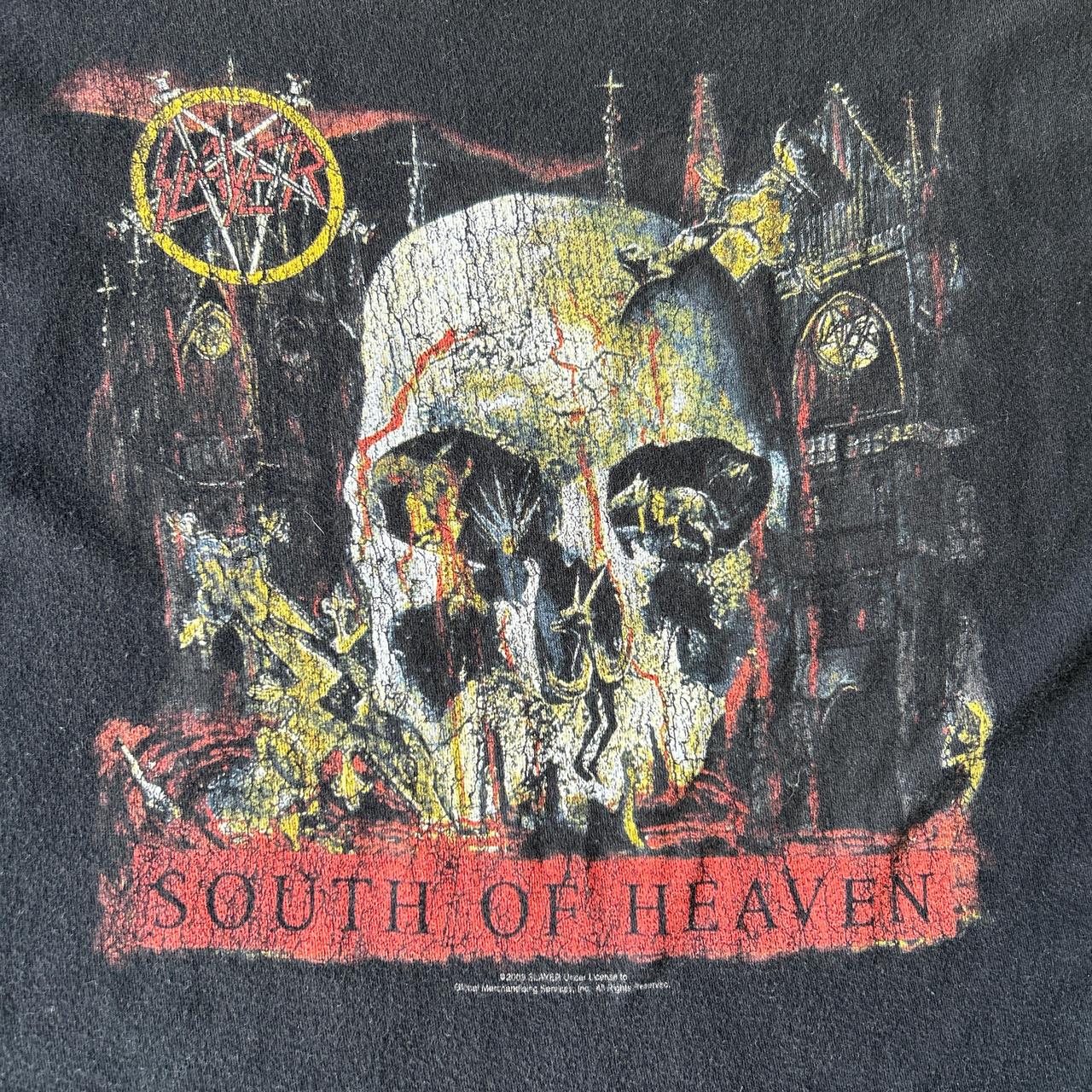 Slayer “South of Heaven” Tee Tultex Tear Away Tag / | Depop