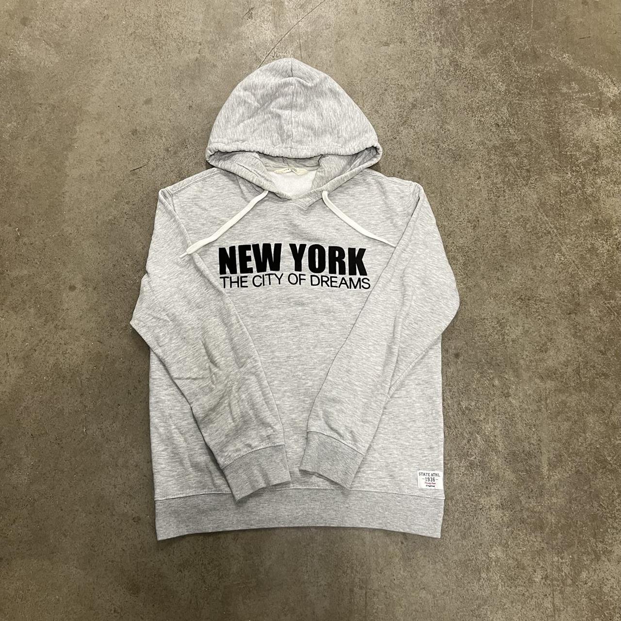 H&m mens best sale grey hoodie