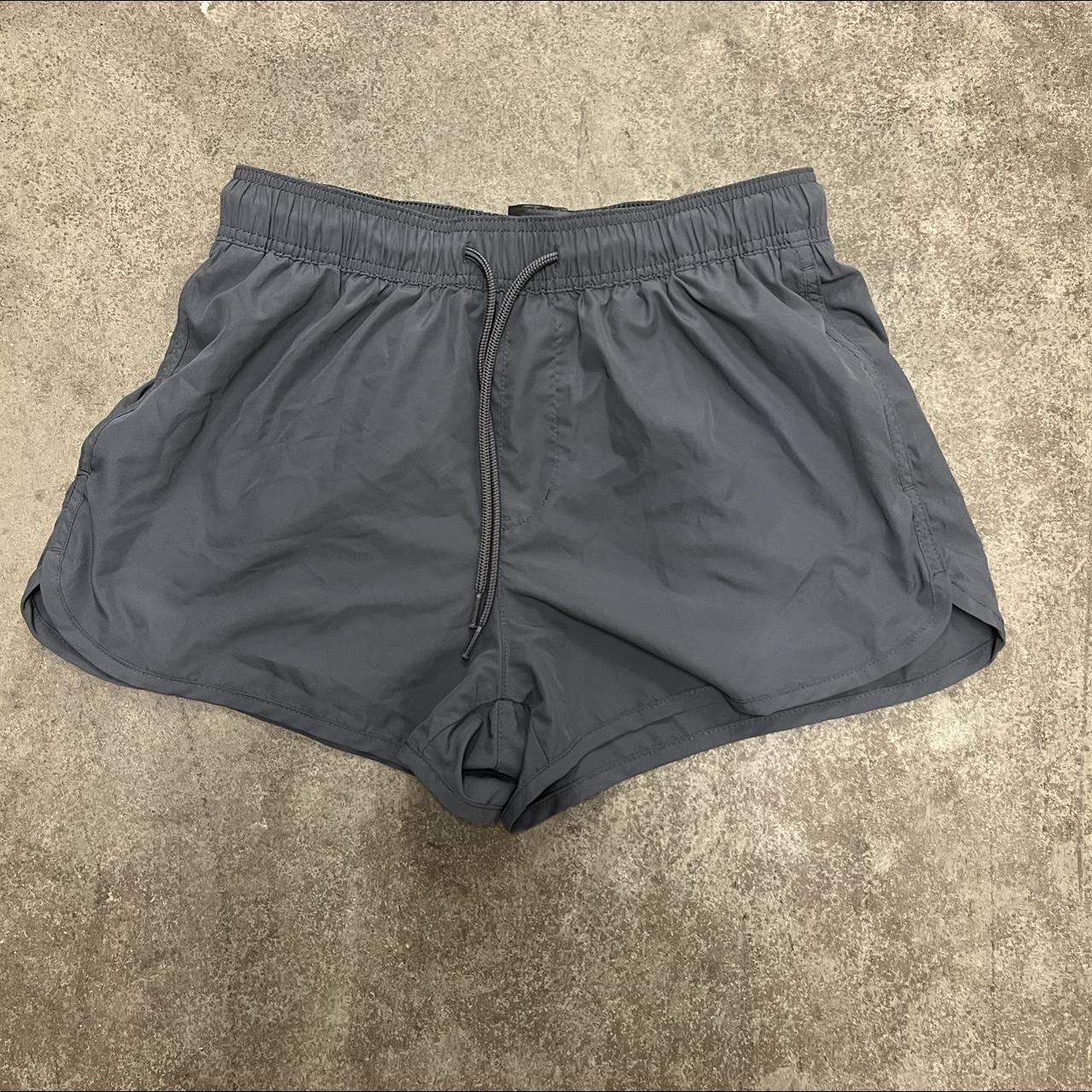 H&M Men’s Grey Short Swimming Shorts 10/10... Depop