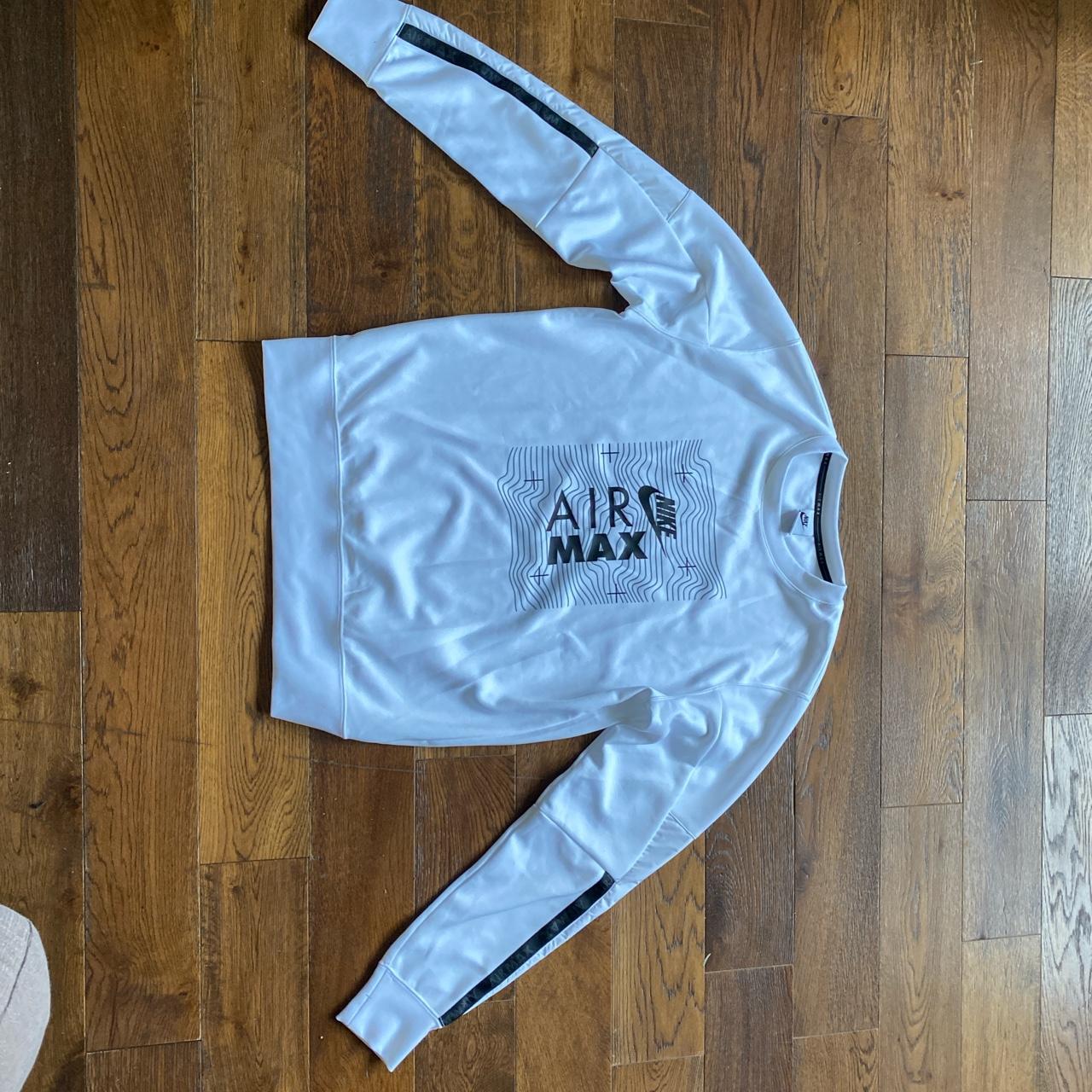 mens black and white nike sweatshirt