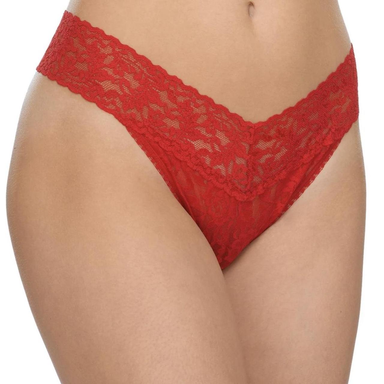 Hanky Panky Women's Red Panties Depop