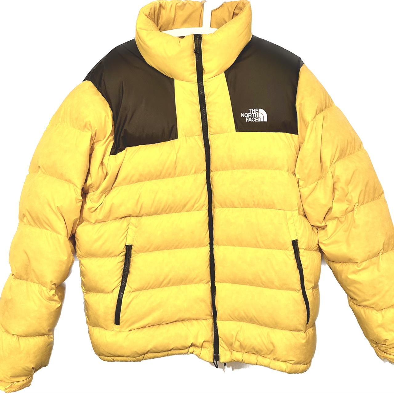 The North Face Men's Yellow Coat | Depop