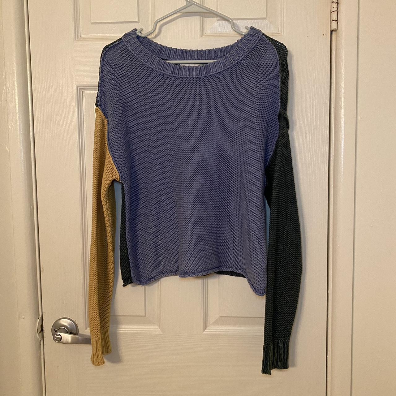 American eagle 2024 colorblock sweater