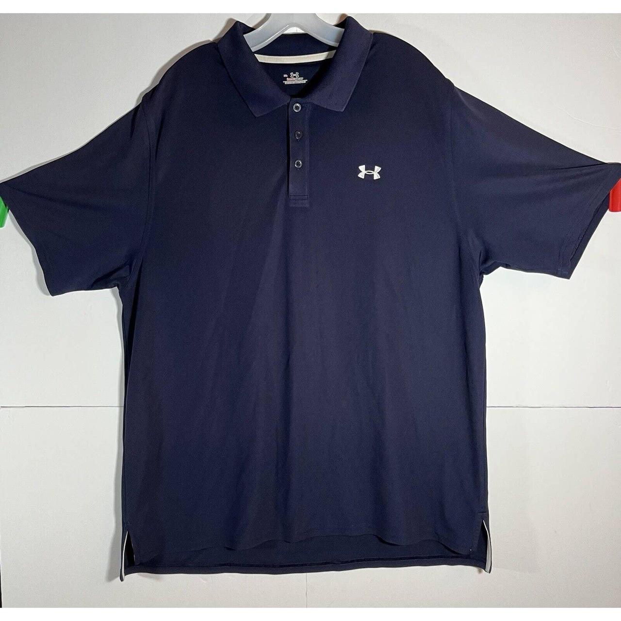 Under Armour Men's Blue Polo-shirts | Depop