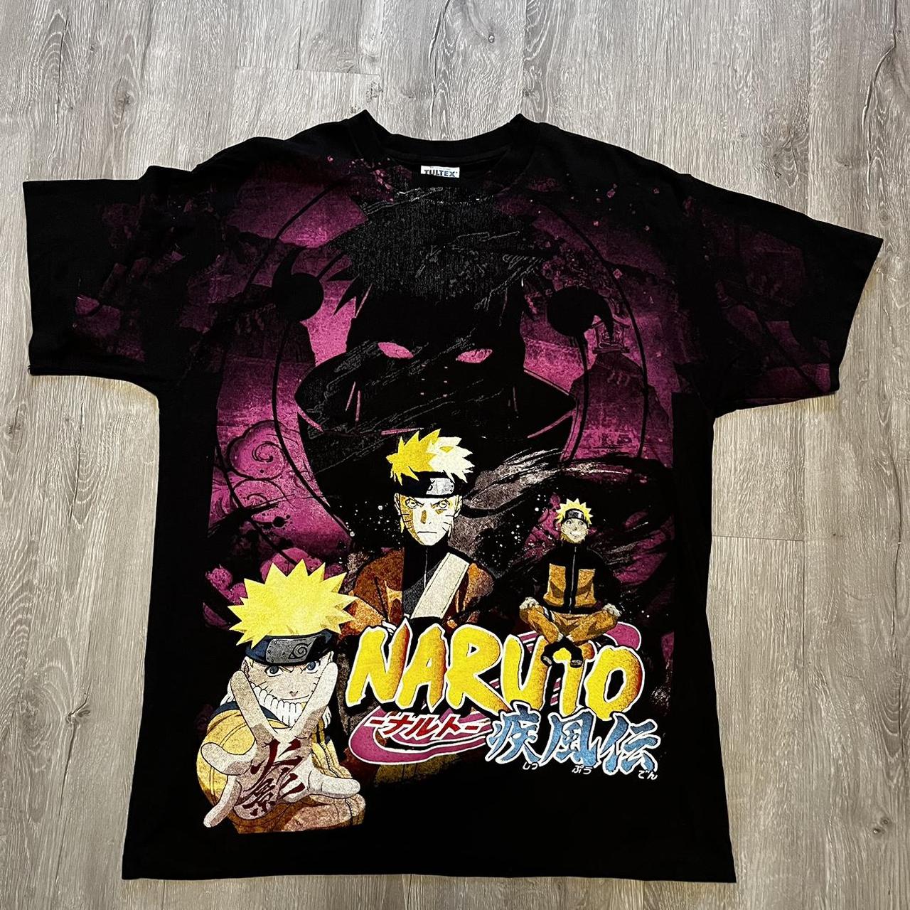 Vintage Naruto All Over Print Tee - Size XL Heavy... - Depop