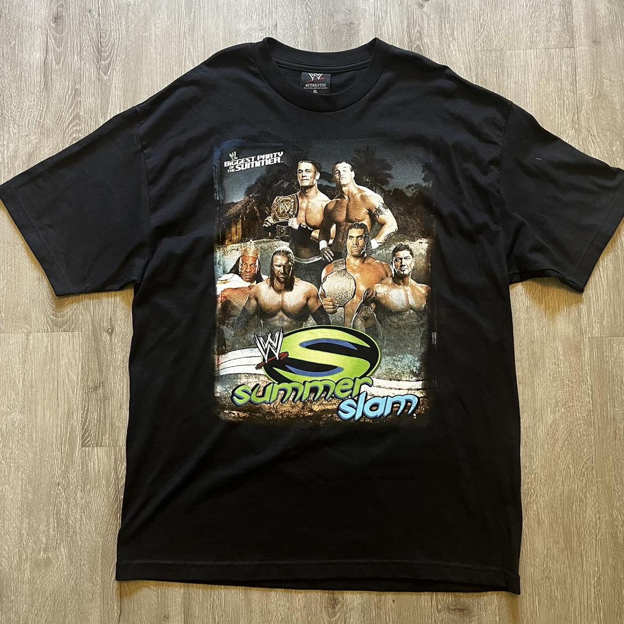 Vintage WWE Summerslam 2007 Tee - Size XL Great... - Depop