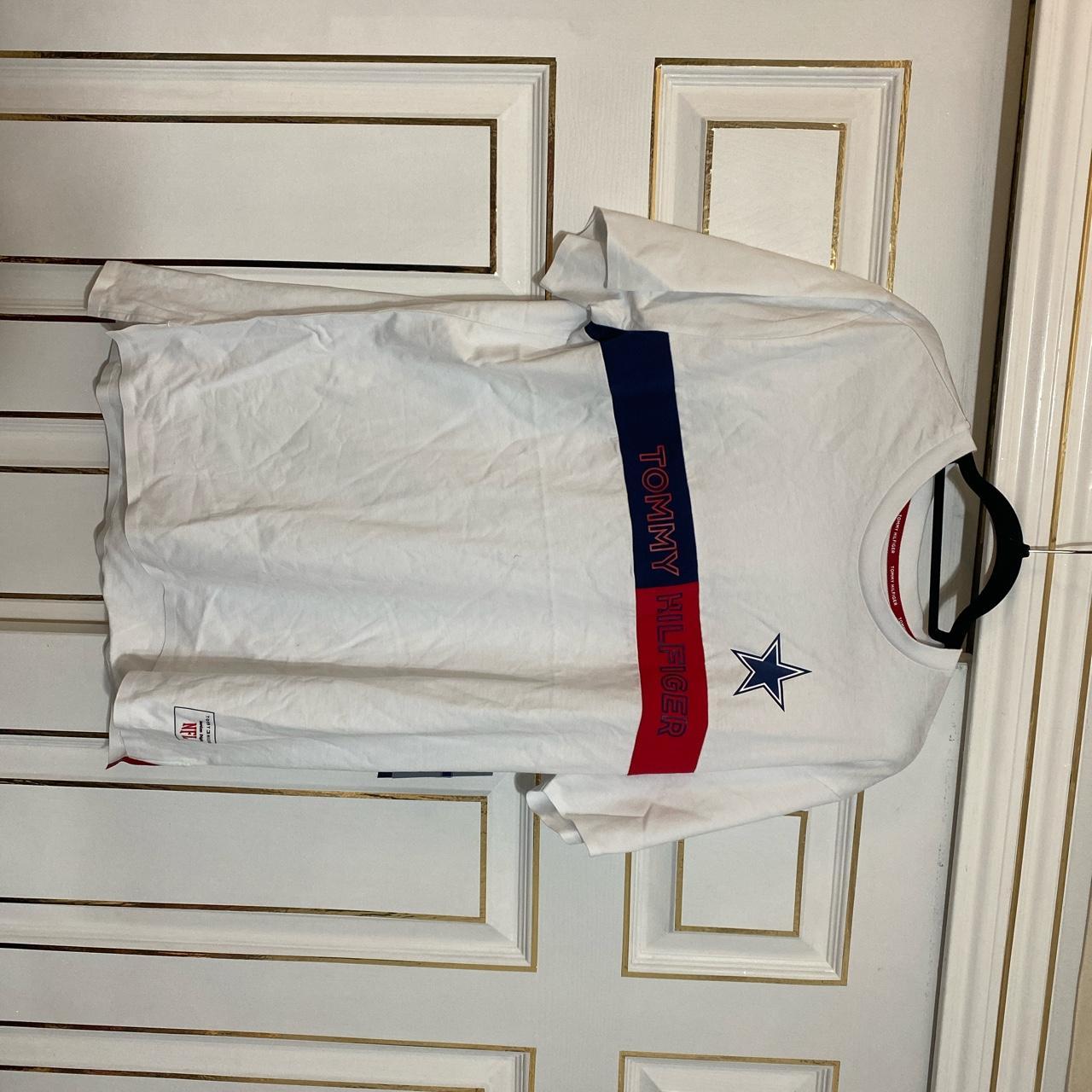 Dallas Cowboys Tommy Hilfiger white short sleeve shirt - Depop