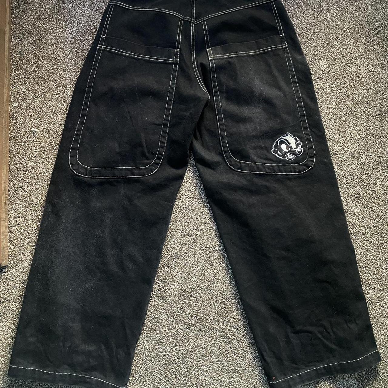 JNCO JEANS SKUNK 38x32 YOU NEED THESE VINTAGE Y2K... - Depop