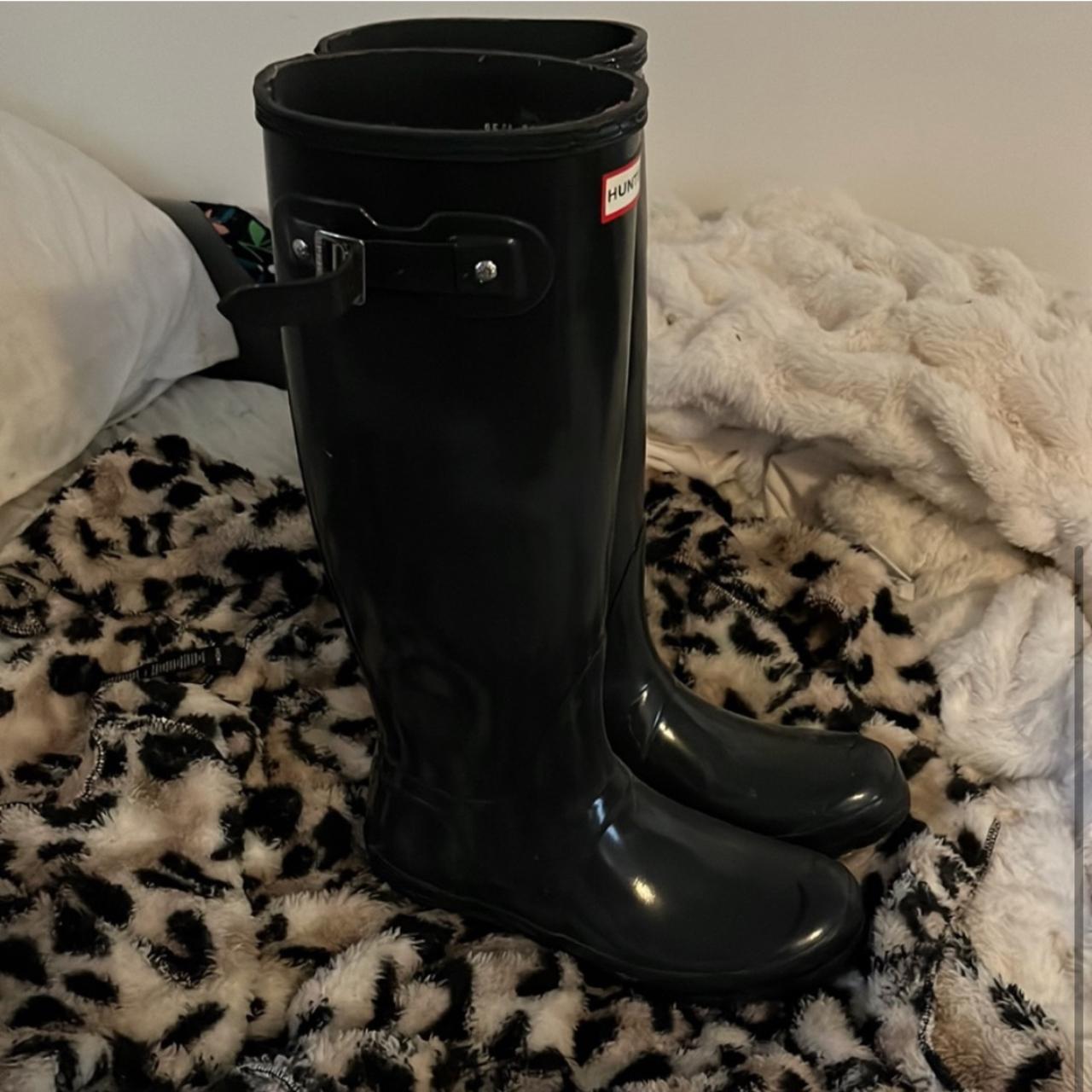 Hunter Women's Grey Boots (2)