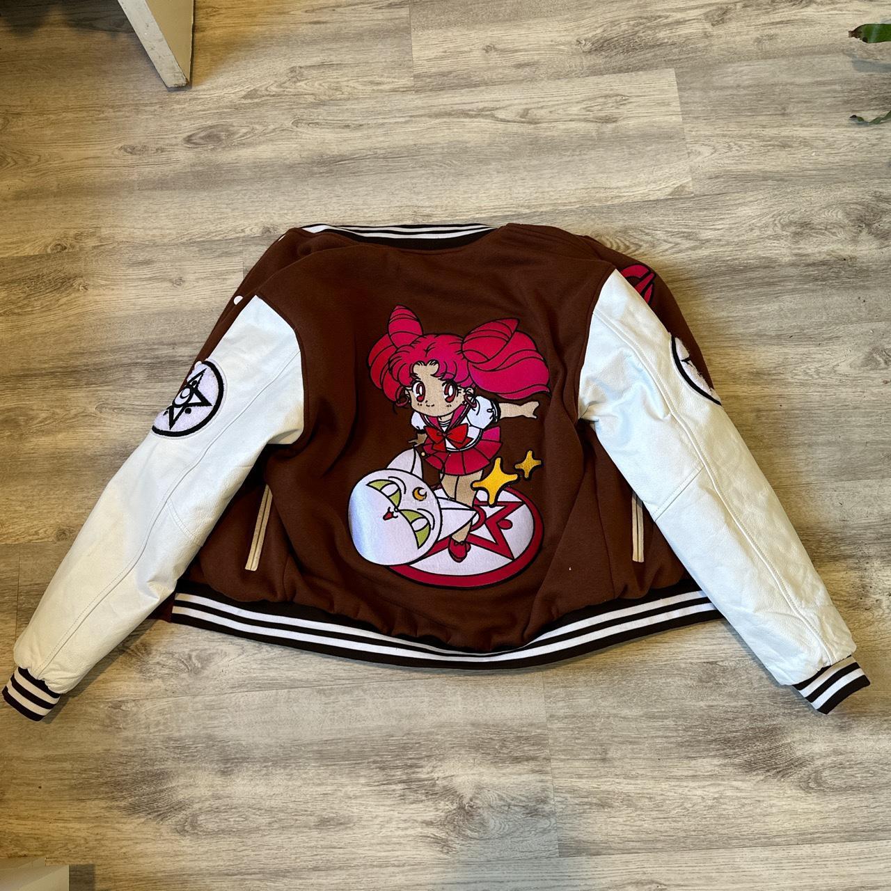 Supreme 2001 S-Wing Logo Leather Varsity Jacket - Depop