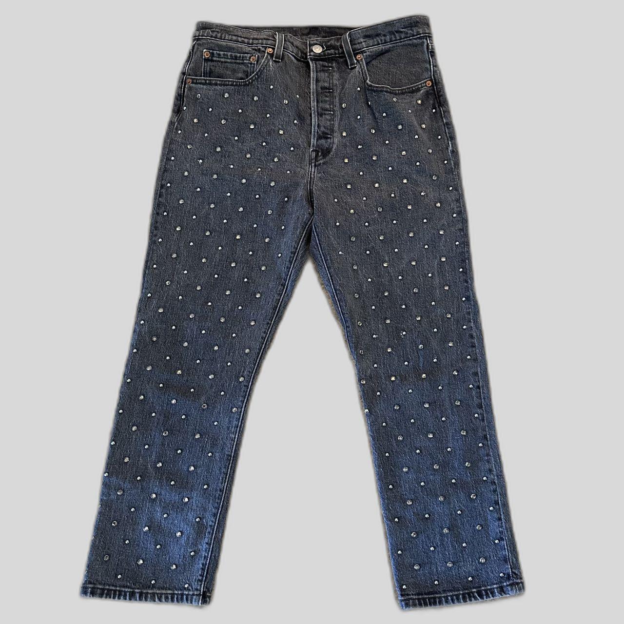 Levi's embellished jeans hotsell