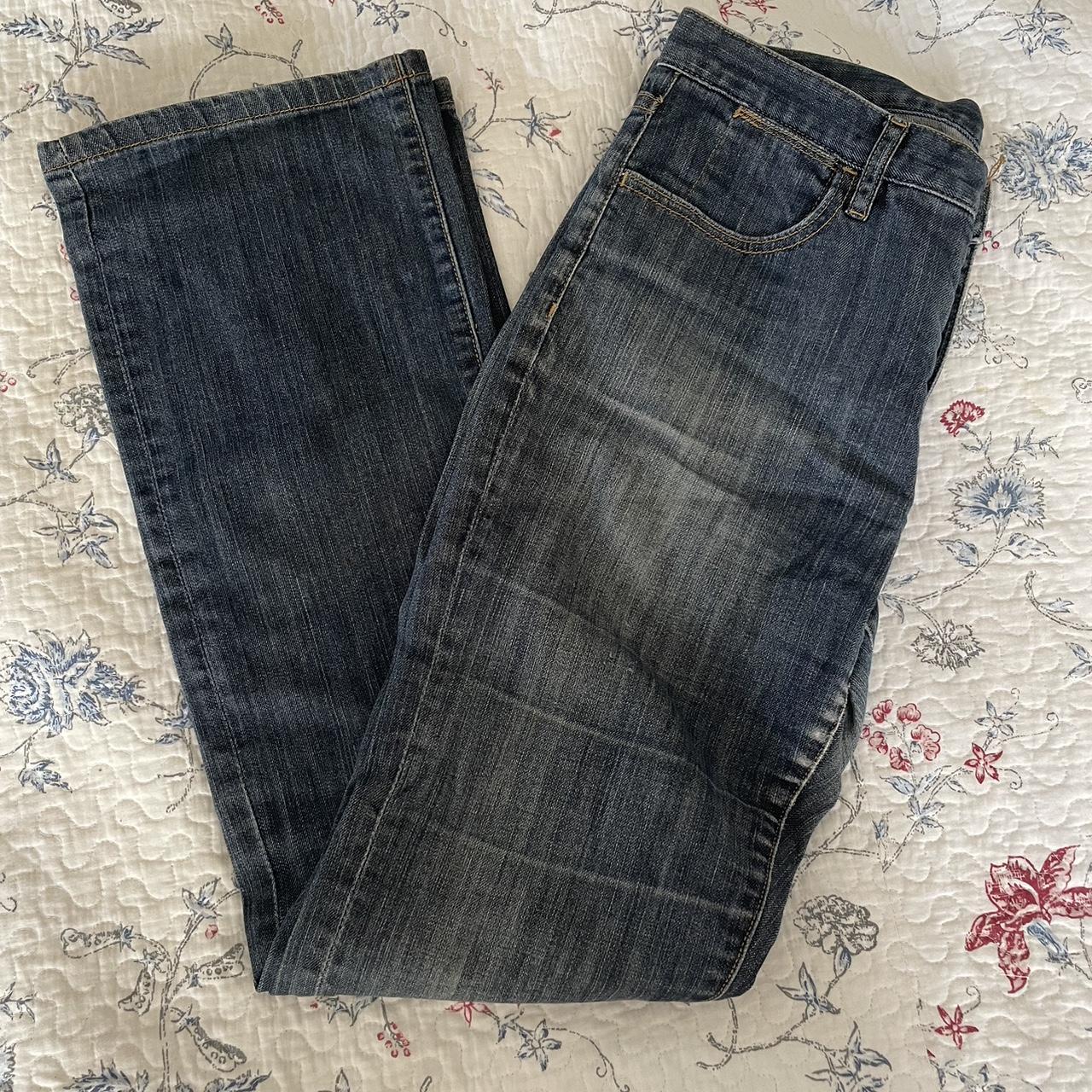 amazing vintage jeanswest jeans! - dark wash -... - Depop