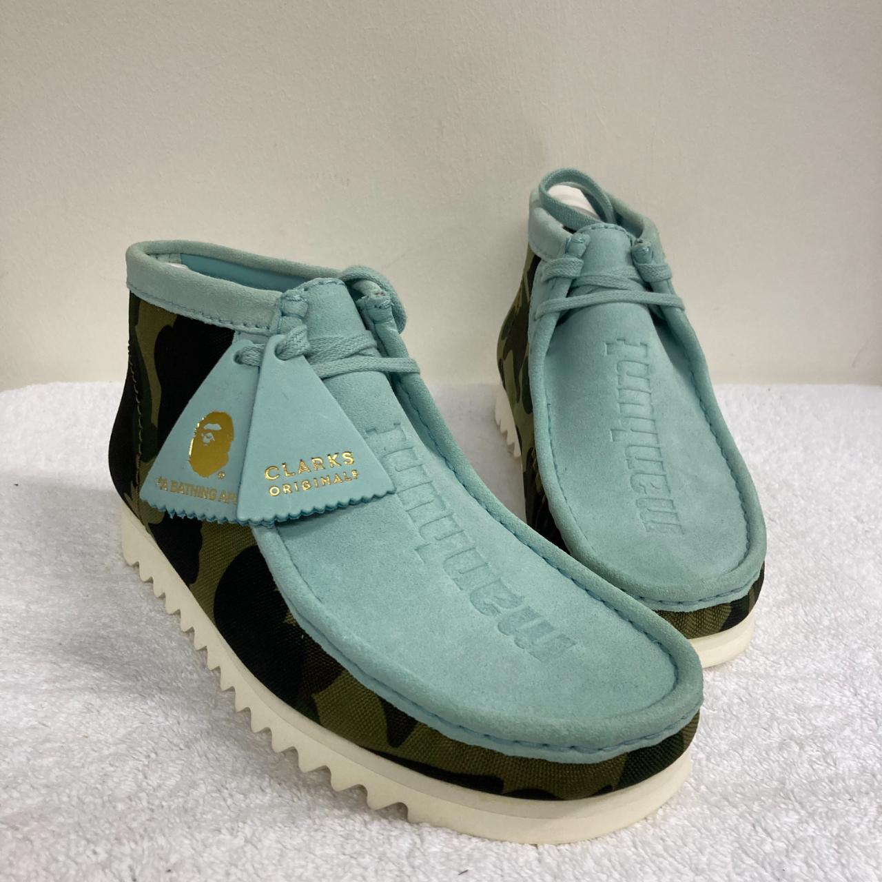 Clarks Originals X A Bathing Ape (BAPE) Wallabee... - Depop