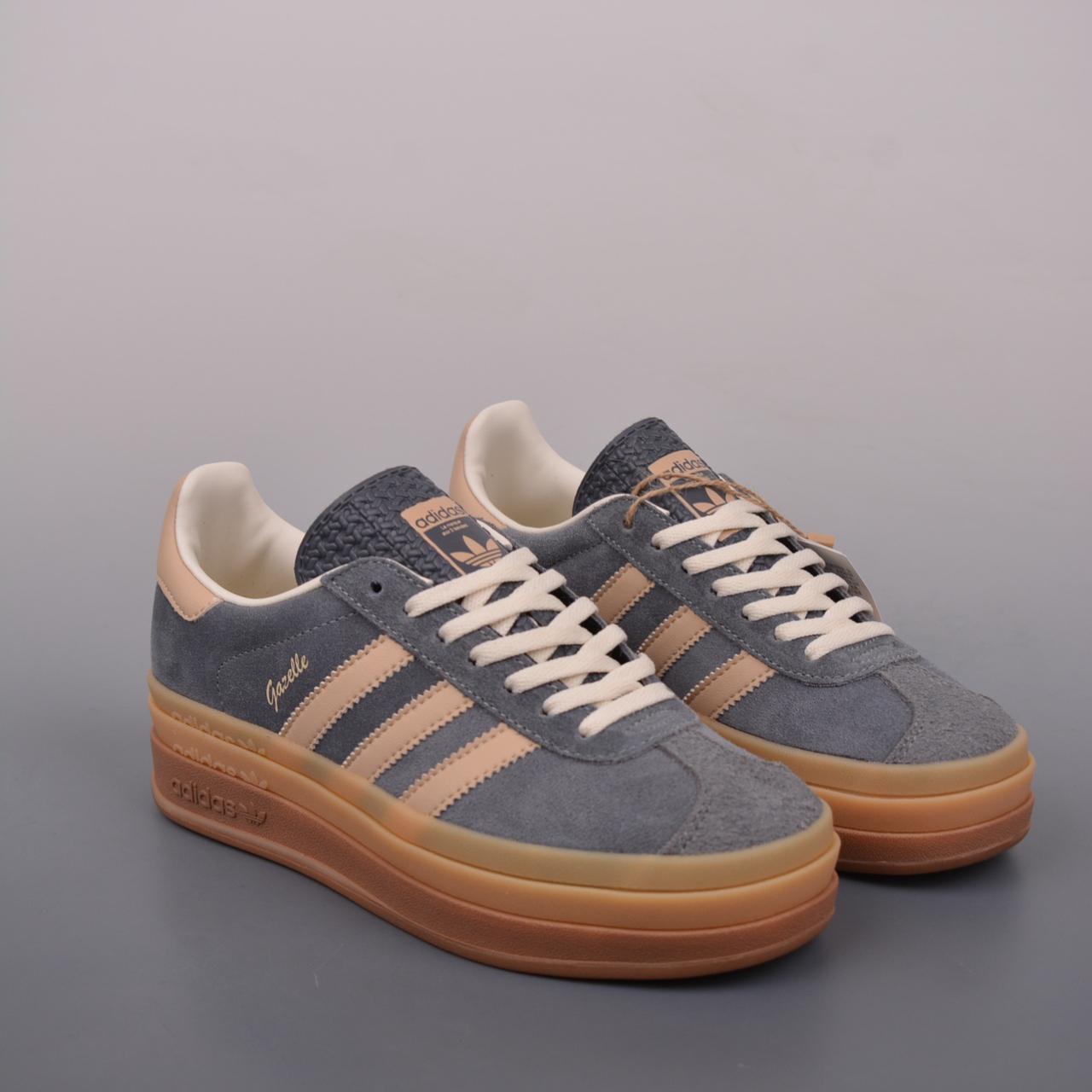 Adidas gazelle pearl grey best sale