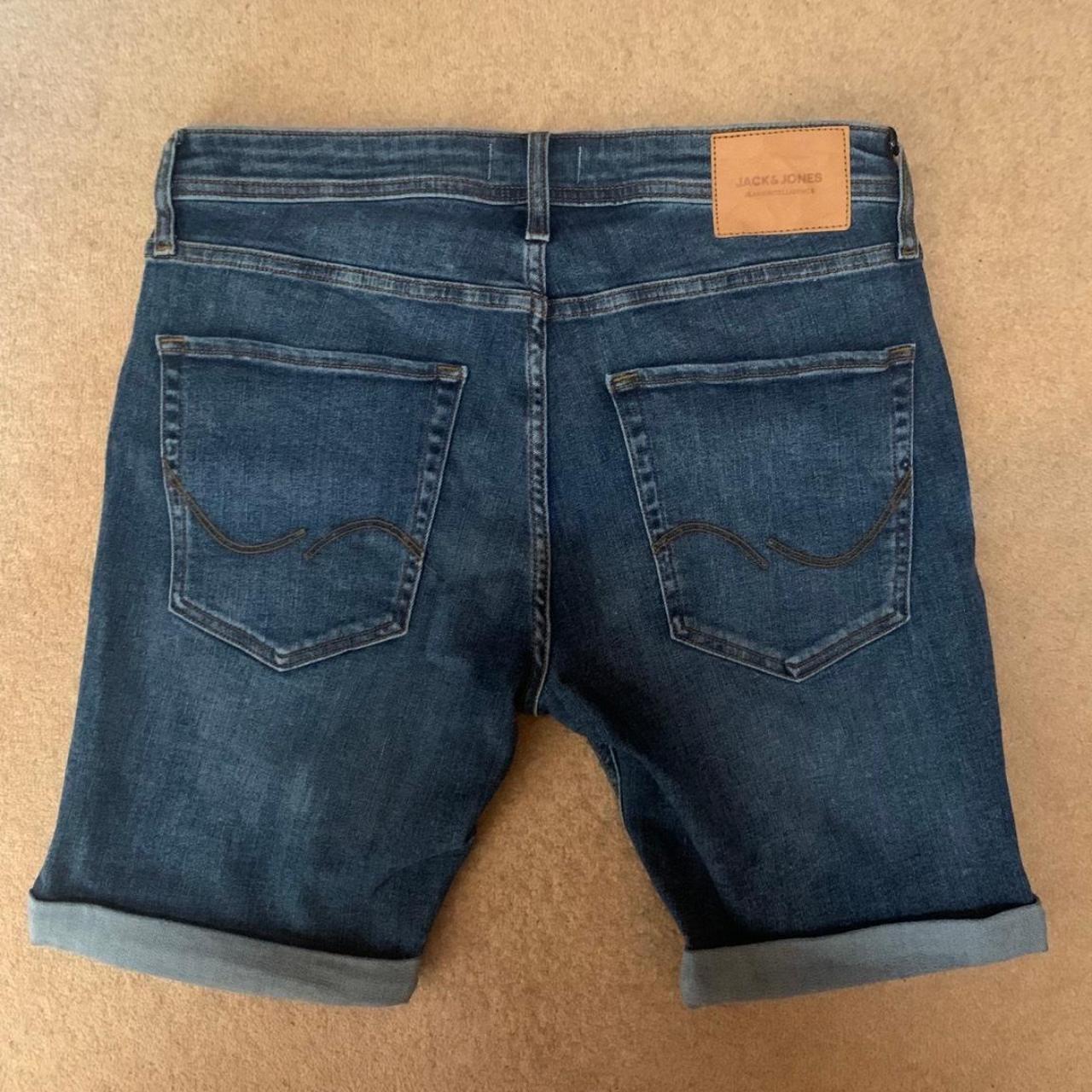 Selling brand new Jack & Jones Blue Denim Shorts Men... - Depop