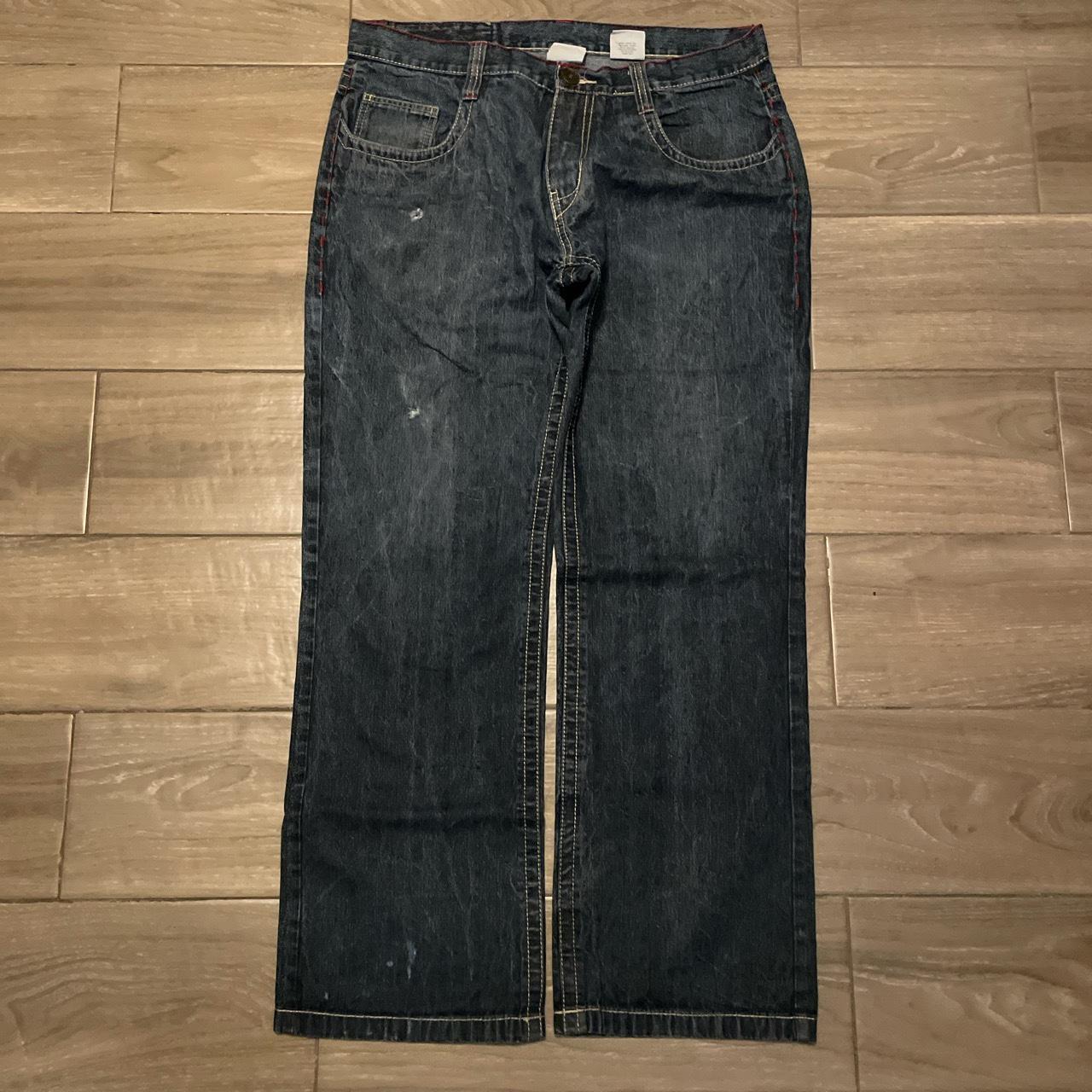 Miskeen Y2K baggy jeans W38 L32 leg opening 10in - Depop