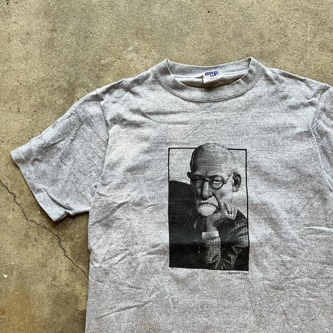 MVP CORP Sigmund Freud funny graphic t-shirt Size... - Depop