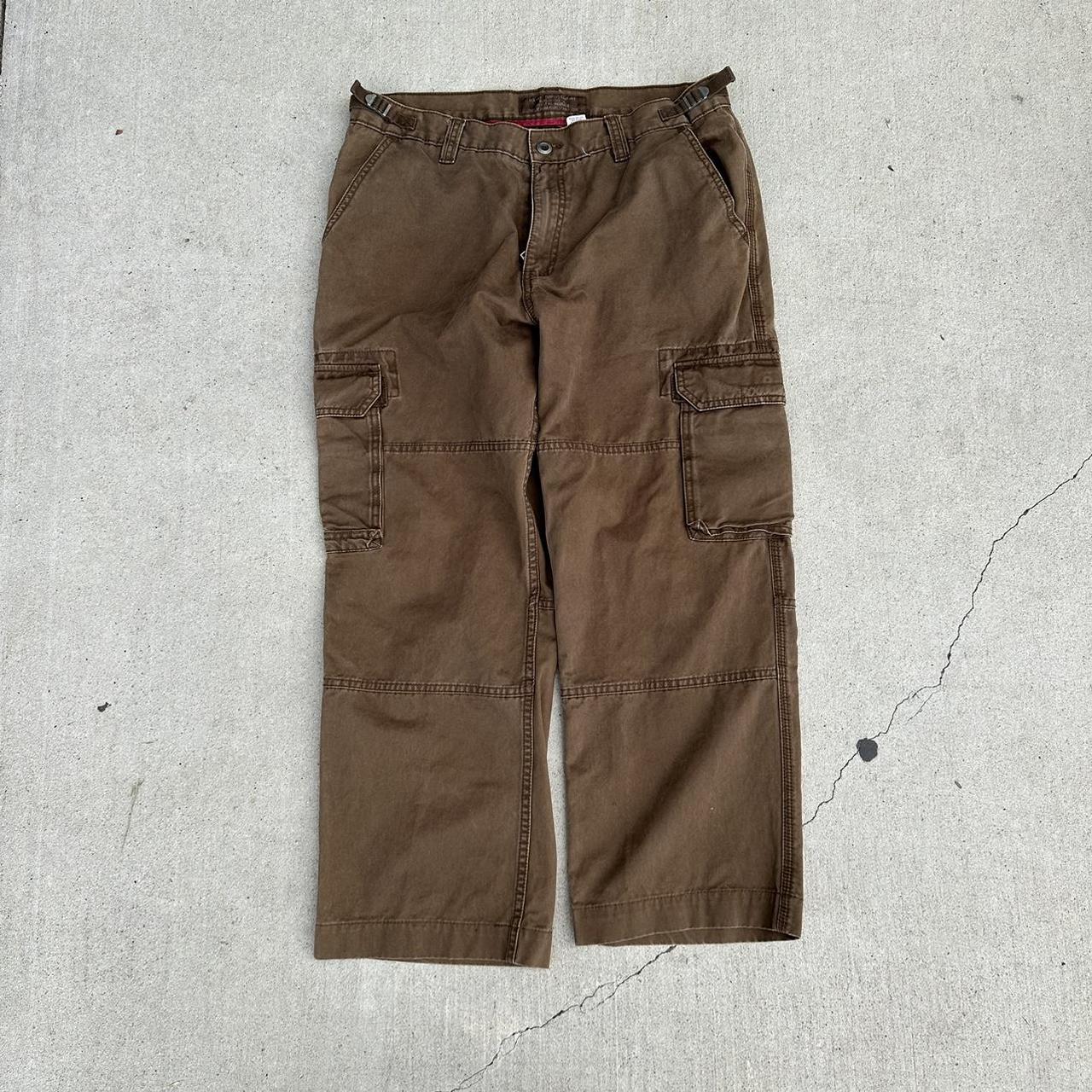 Old Navy Men's Khaki Trousers Depop