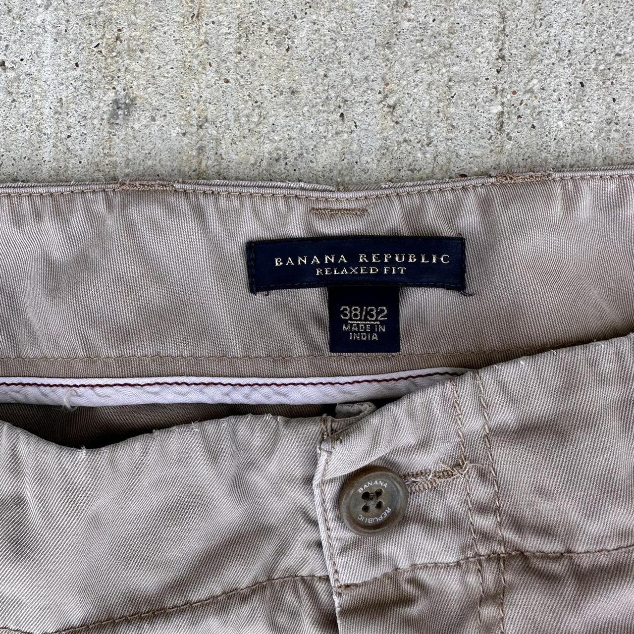 Banana Republic Men's Tan Trousers | Depop