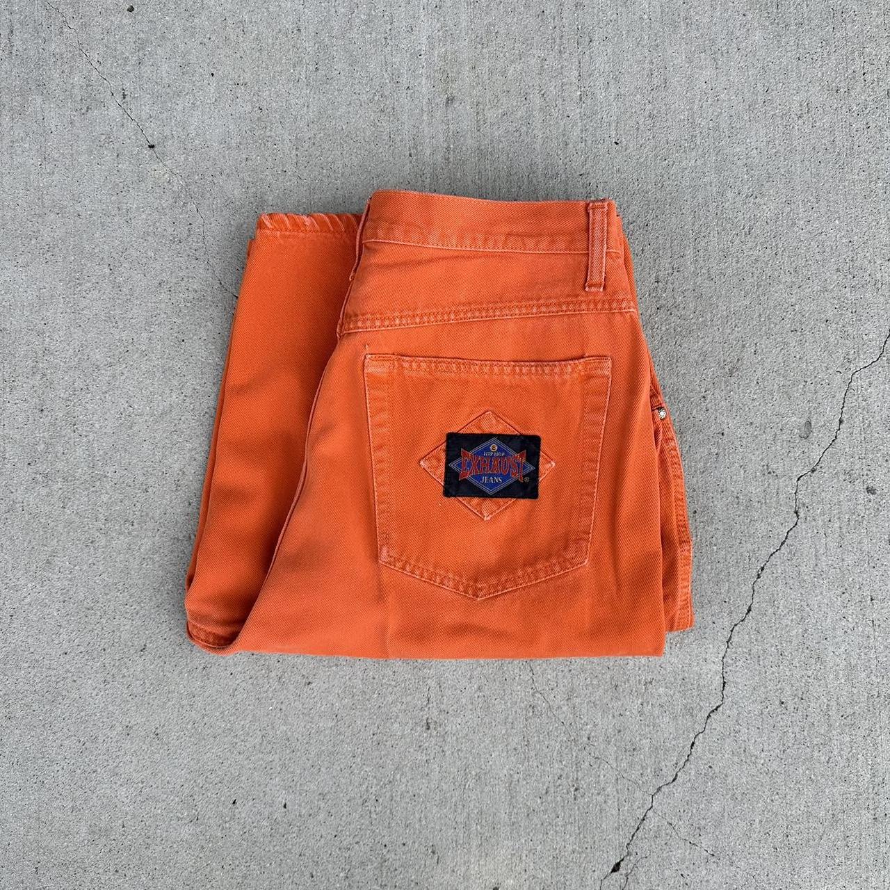 JNCO Men's Orange Shorts | Depop