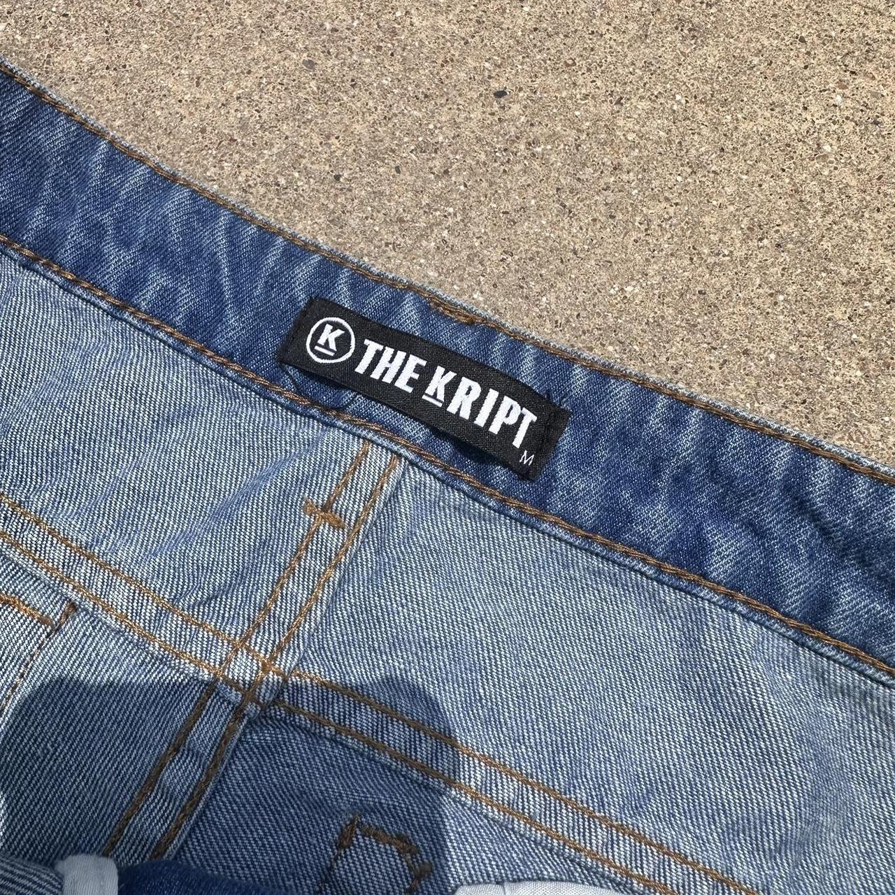 The Kript Men's Blue Jeans Depop